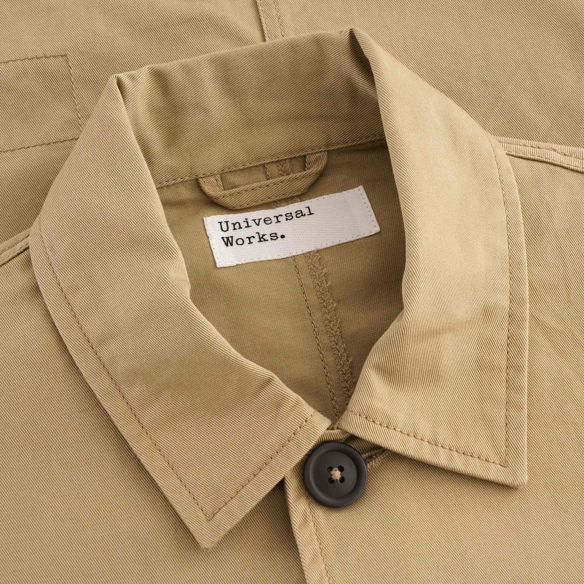 Universal Works Twill Bakers Jacket - Sand