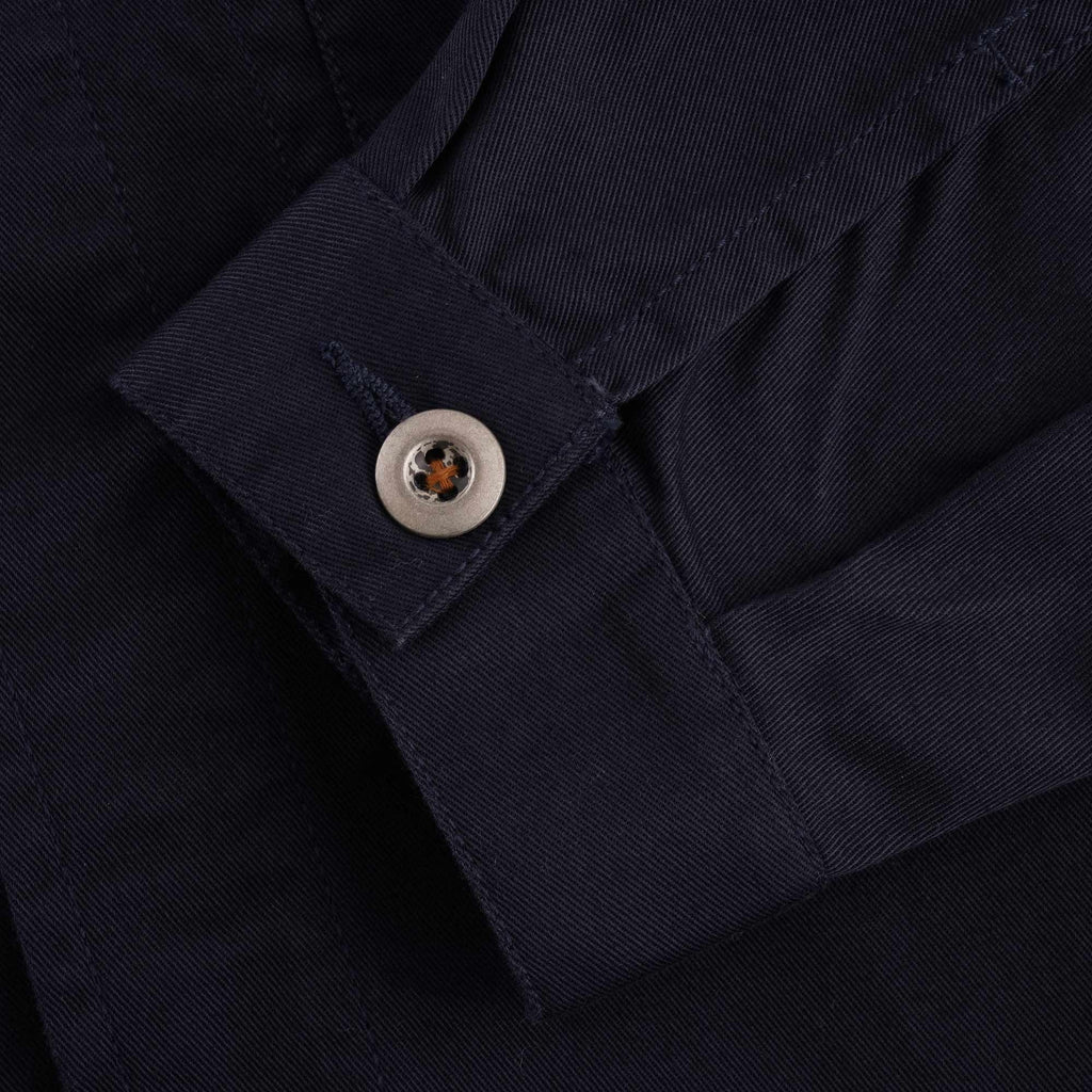 Universal Works Twill MW Chore Overshirt - Navy