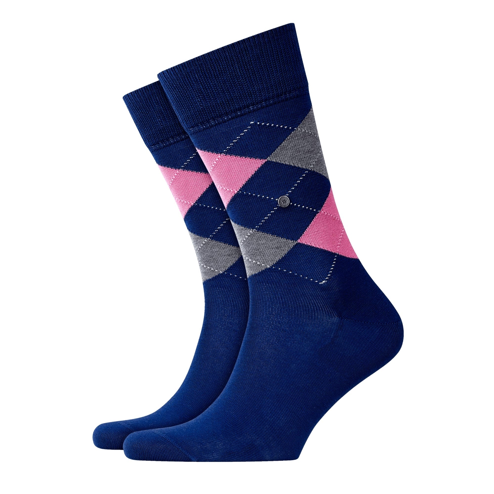 Burlington Socks Manchester - Blue/Pink