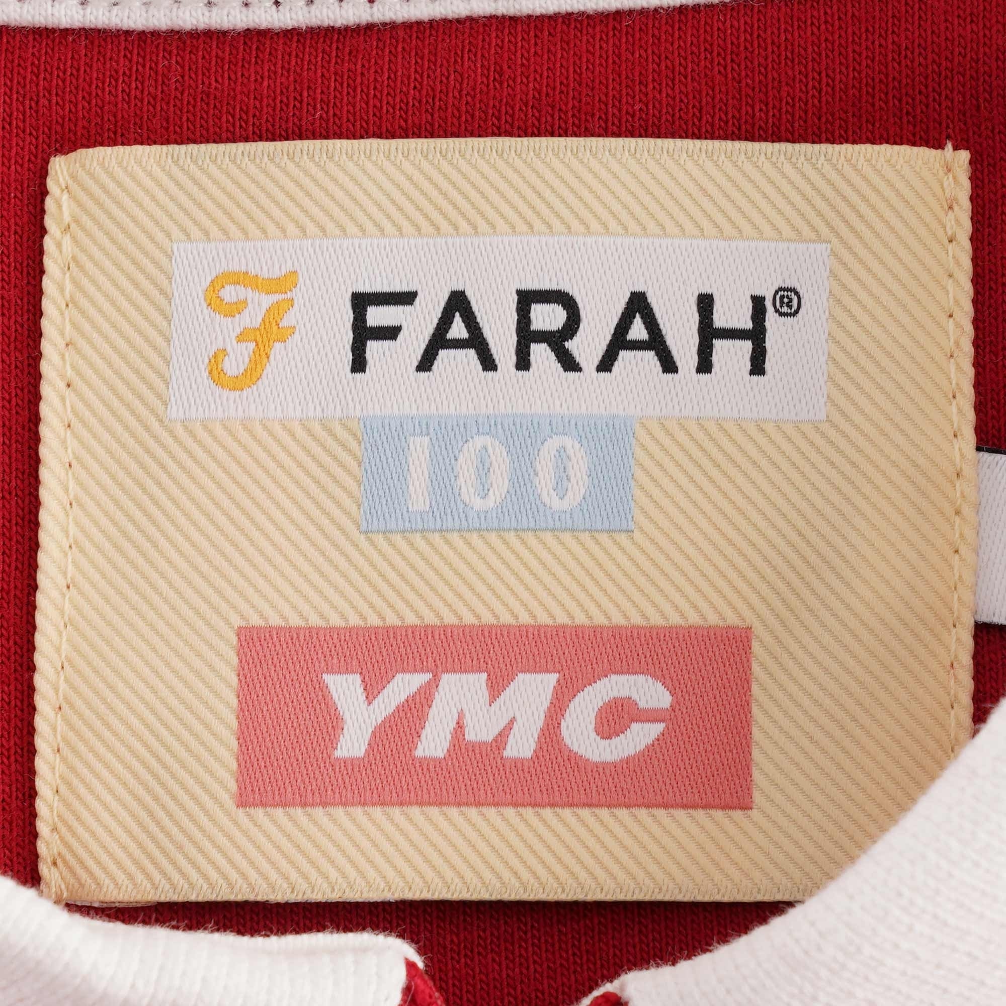Farah x YMC Lubbock Shirt - Chilli