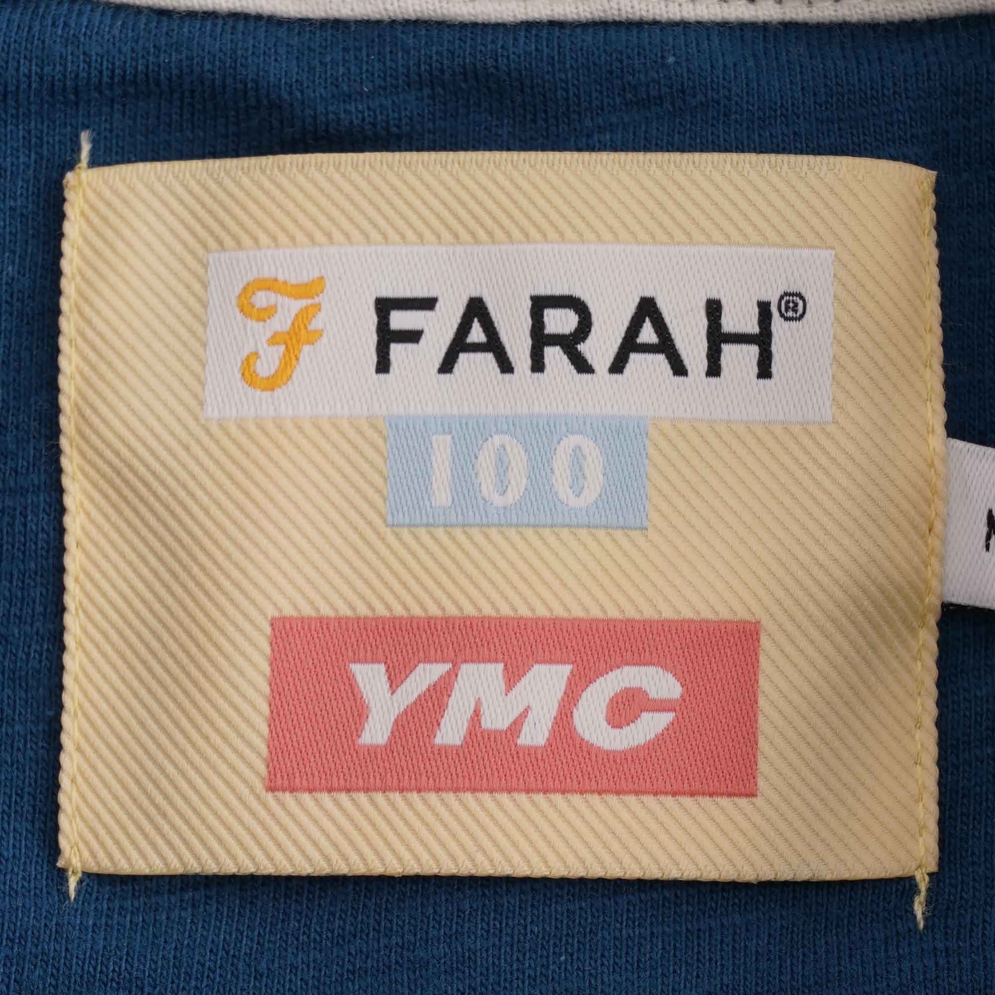 Farah x YMC Alexis Tee - Sailor Blue