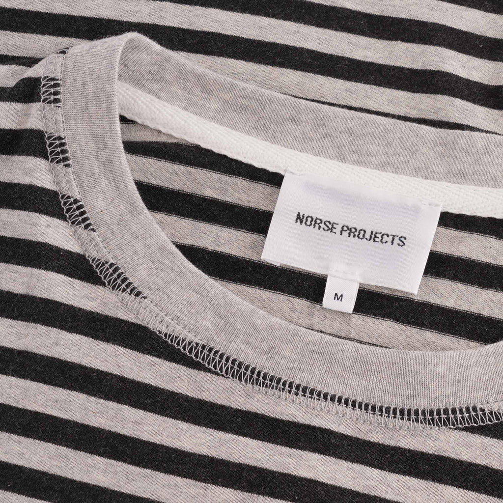 Norse Projects Niels Stripe T-Shirt - Grey