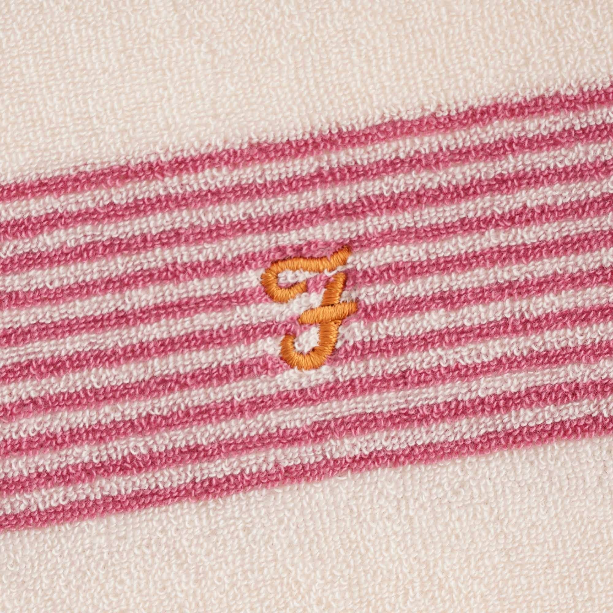 Farah Archive Biggs stripe towelling - Cream