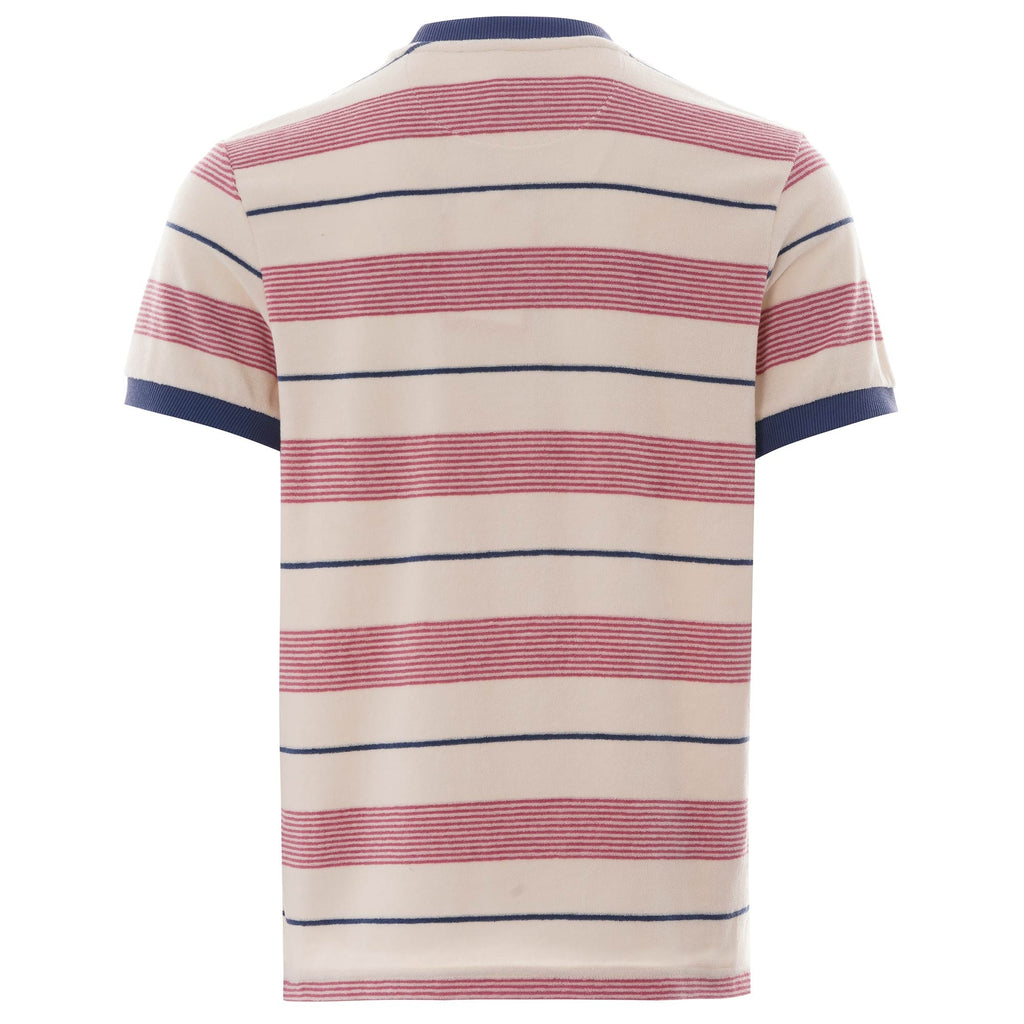 Farah Archive Biggs stripe towelling - Cream
