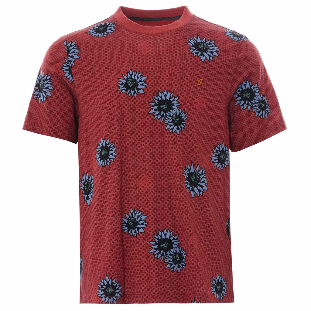 Farah Archive Yandell Tee - Jalapeno