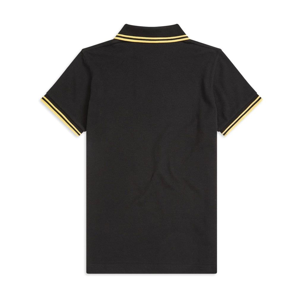 Fred Perry Womens Twin Tipped Polo Shirt - Black/Champ