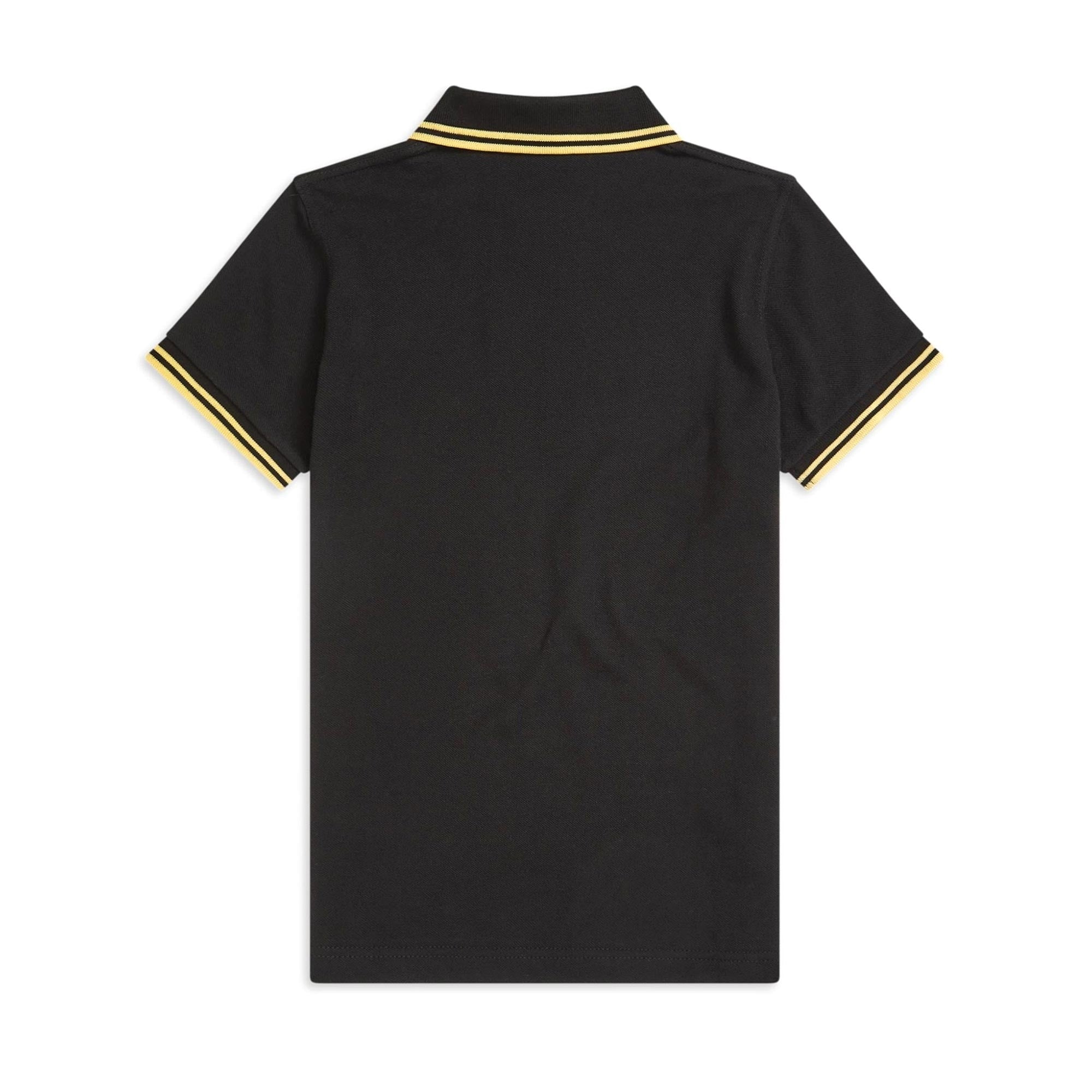 Fred Perry Womens Twin Tipped Polo Shirt - Black/Champ