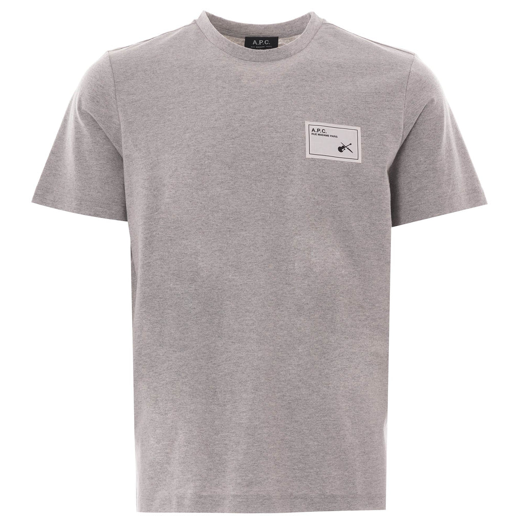 A.P.C. Patch Logo T-shirt - Grey