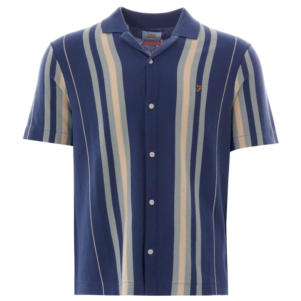 Farah Archive Heisig Shirt - Dusky Blue