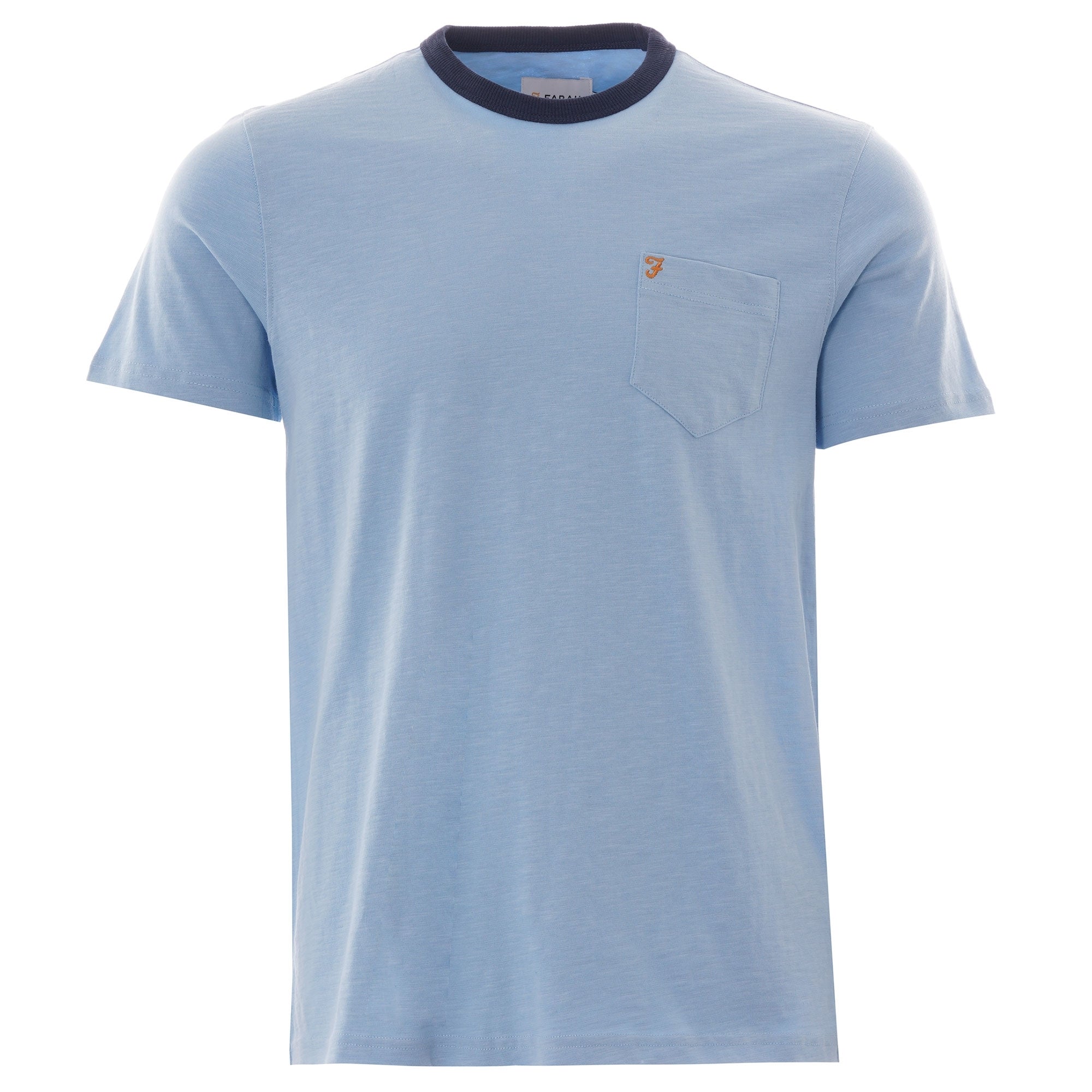 Farah Archive Groove Pocket T-shirt - Blue