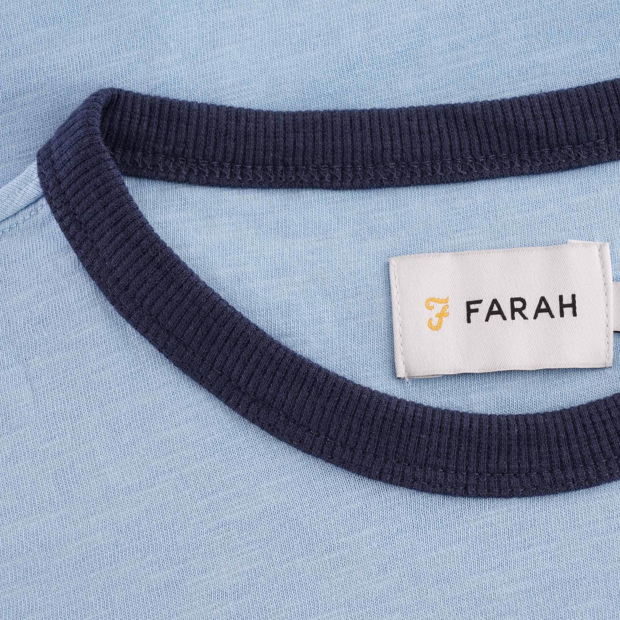 Farah Archive Groove Pocket T-shirt - Blue