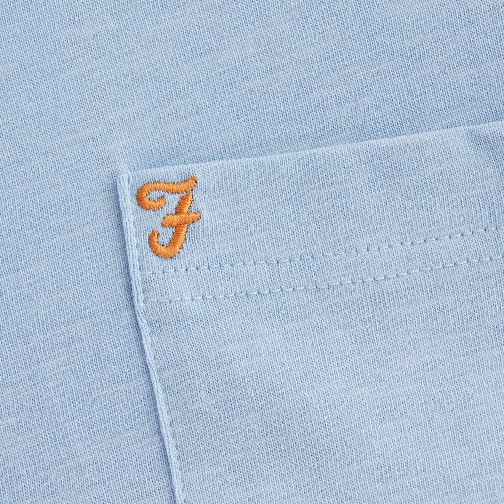 Farah Archive Groove Pocket T-shirt - Blue