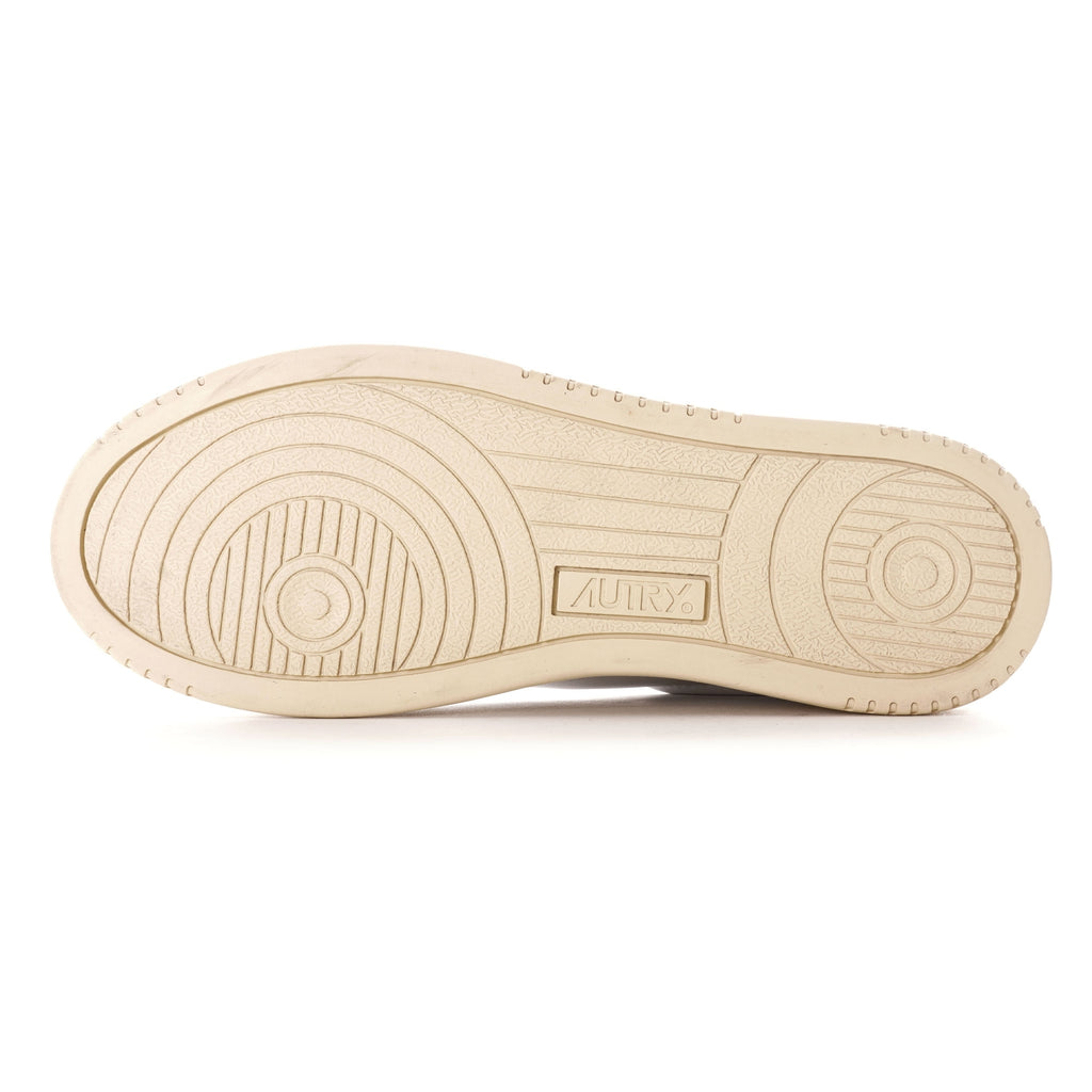 Autry Action Shoes Low Leather - White/Turqoise