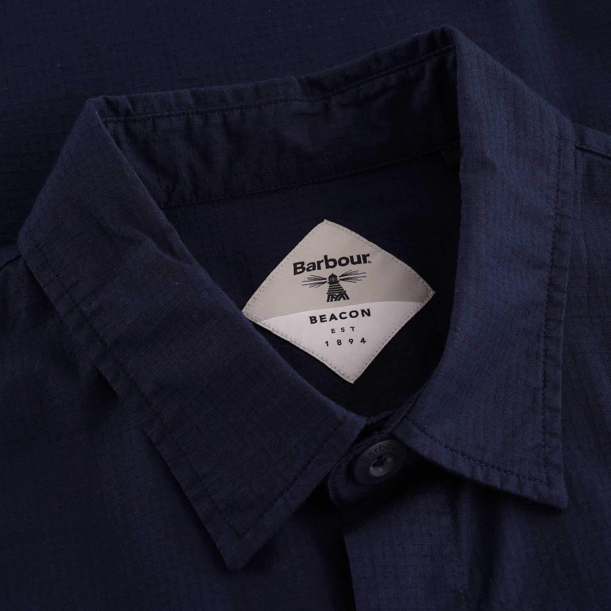 Barbour Beacon Ripstop Overshirt - Navy