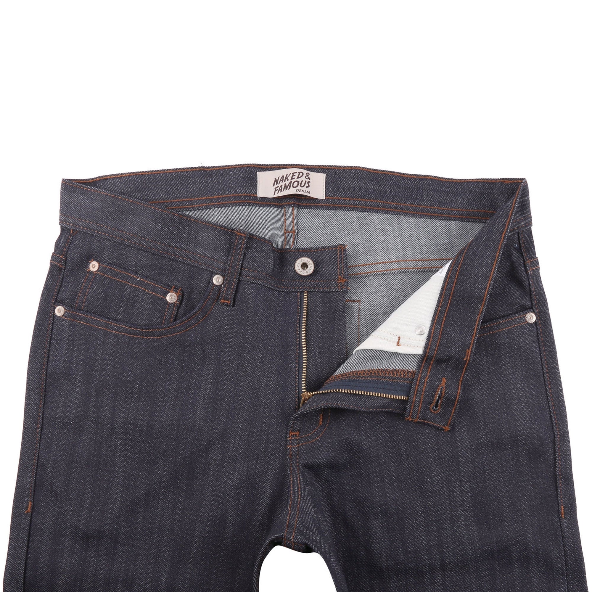 Naked and Famous Denim Skinny Guy Power Stretch - Indigo