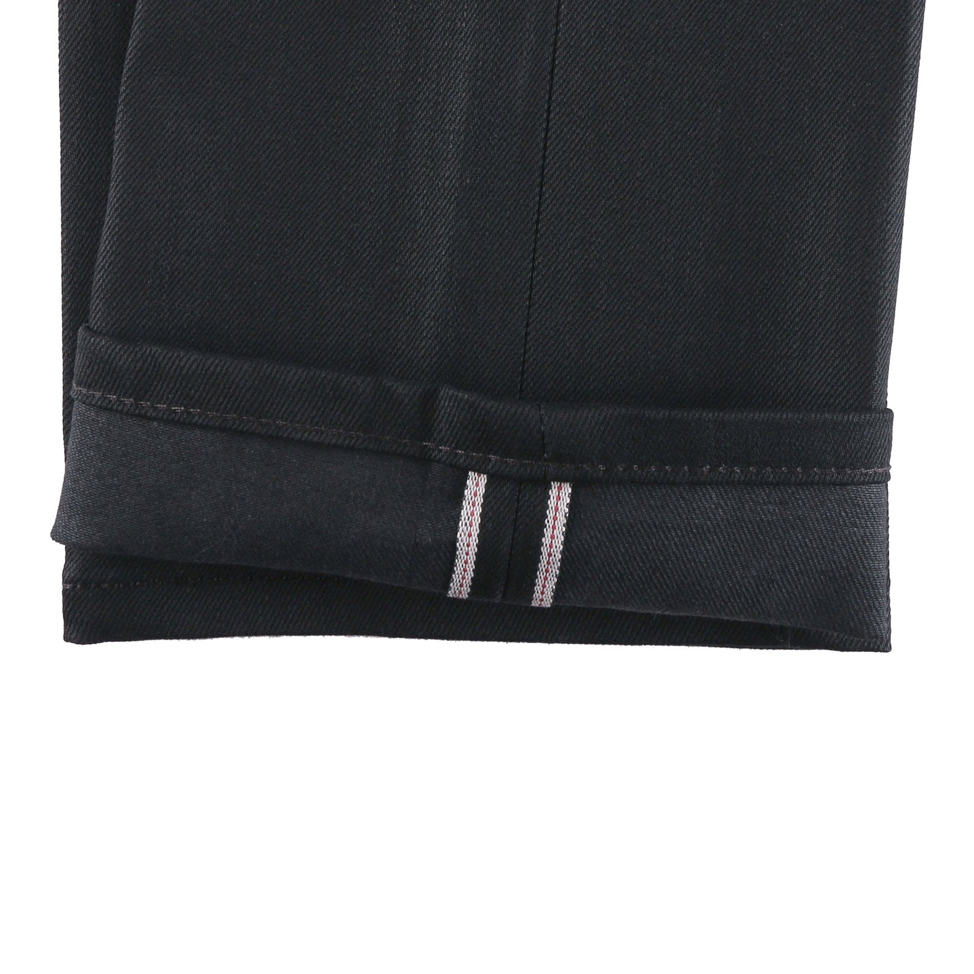 Naked and Famous Denim Selvedge Easy Guy Cobra - Solid Black