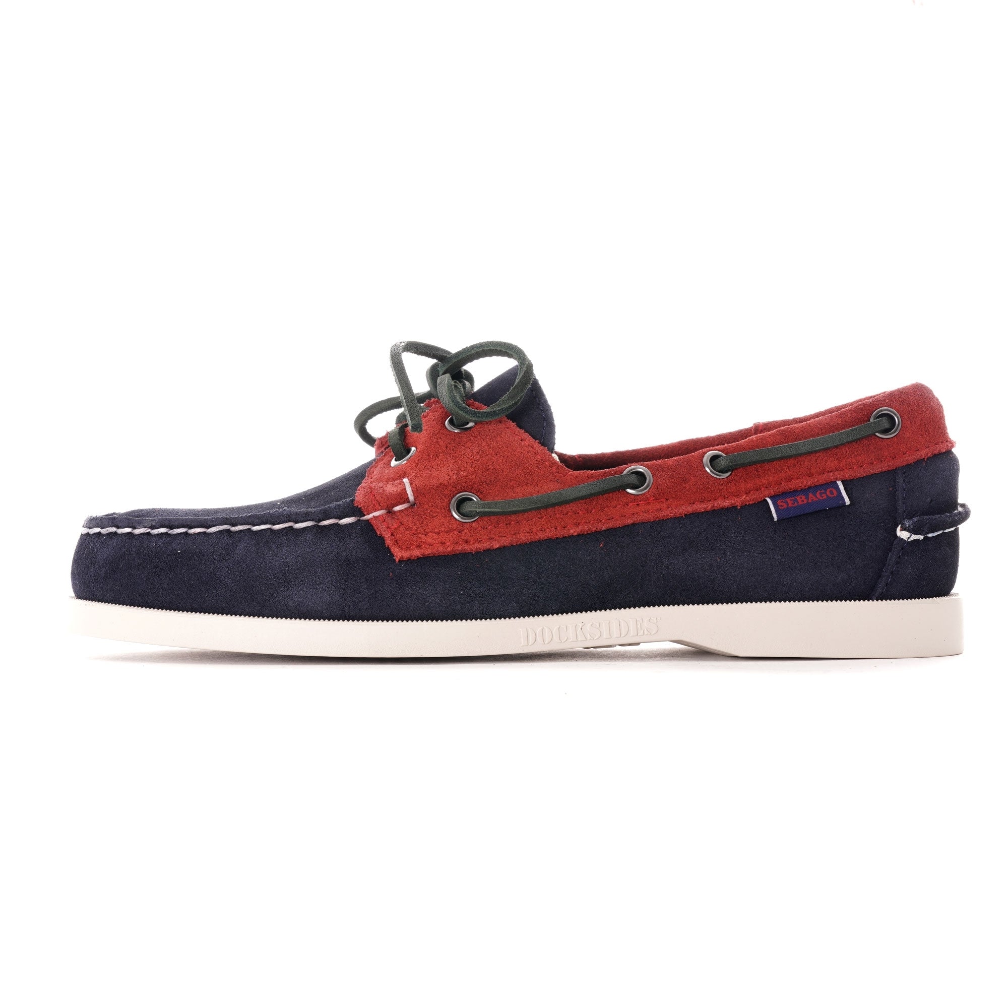 Sebago X Baracuta Portland Docksides Boat Shoe - Blue/Red/Green