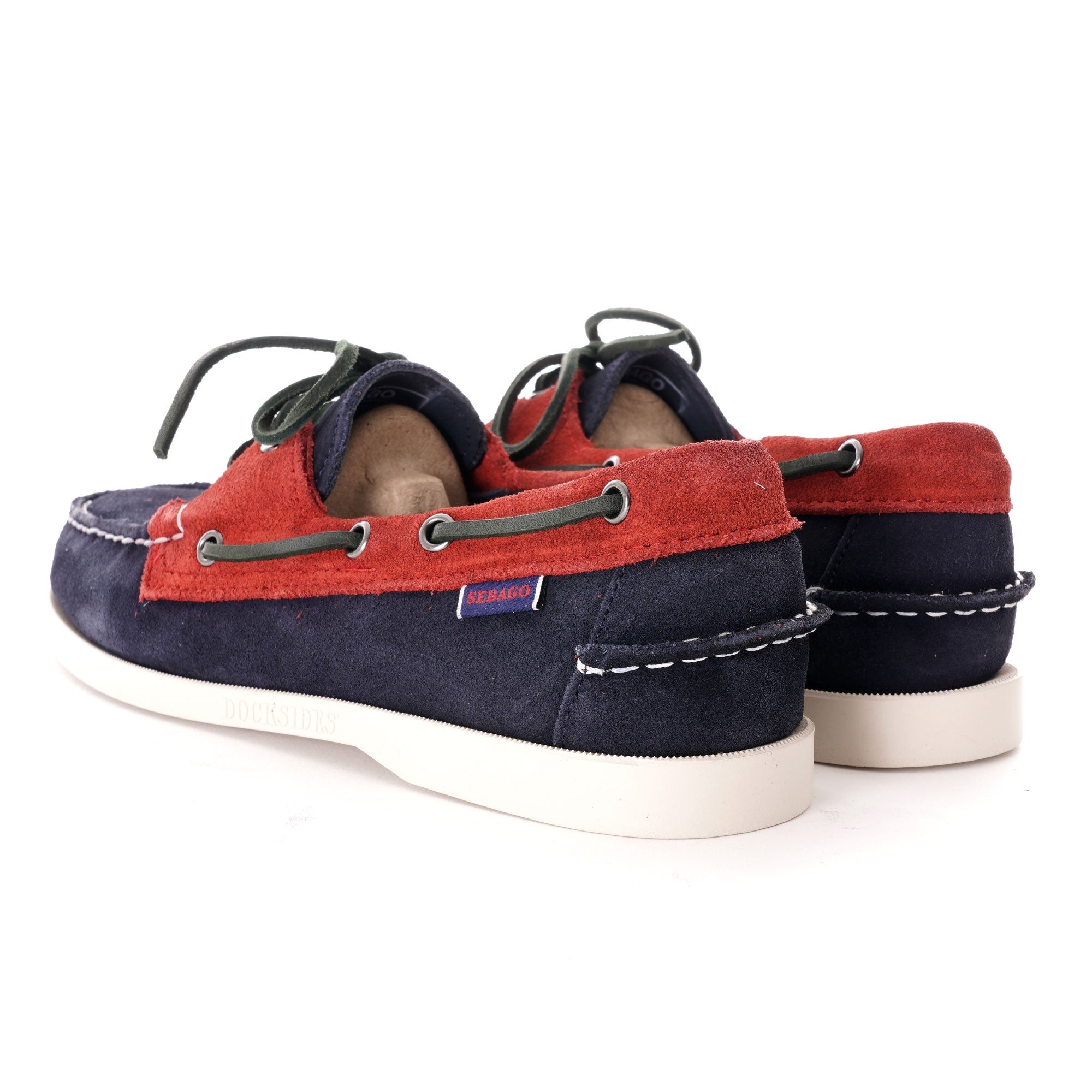 Sebago X Baracuta Portland Docksides Boat Shoe - Blue/Red/Green