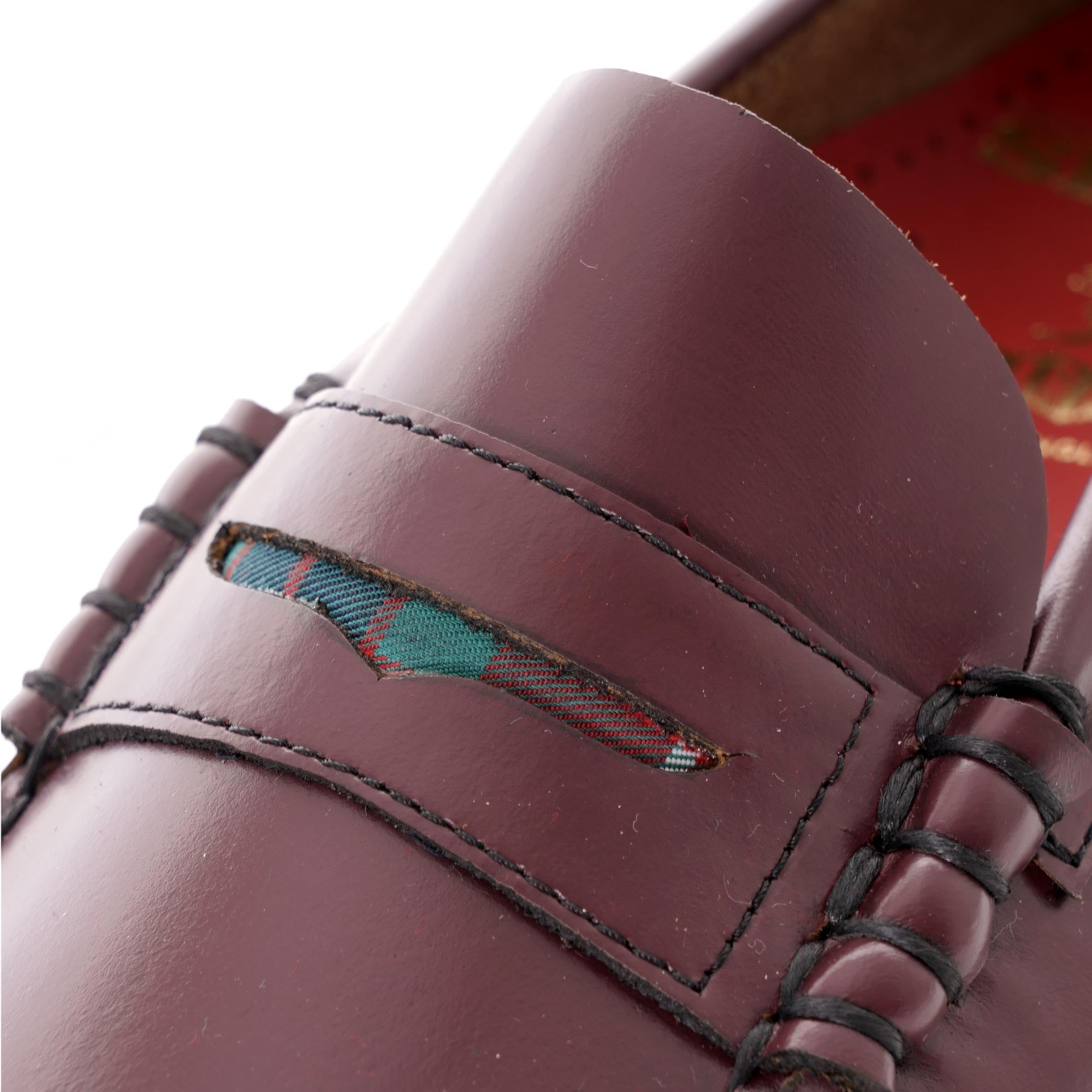 Sebago X Baracuta Dan Penny Loafer - Garnet/Red Tartan