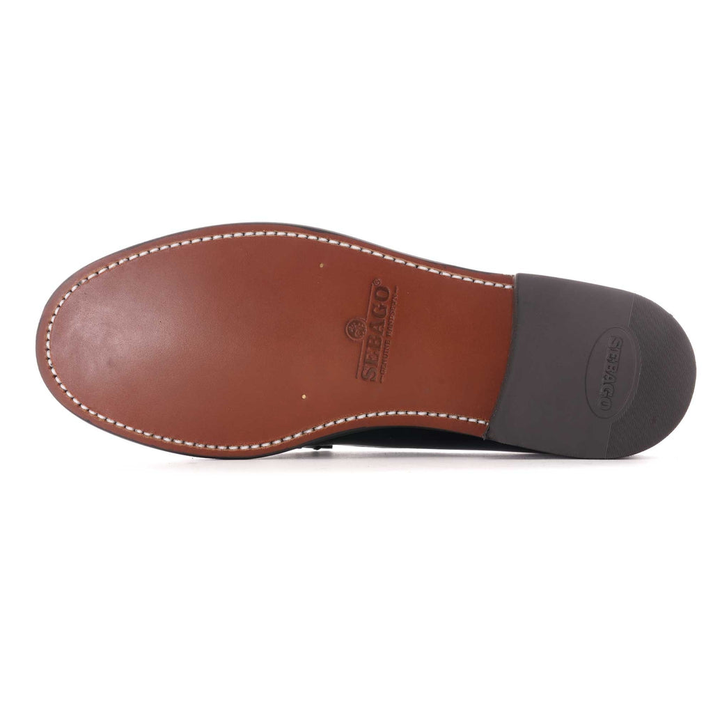 Sebago X Baracuta Dan Penny Loafer - Black/Red Tartan