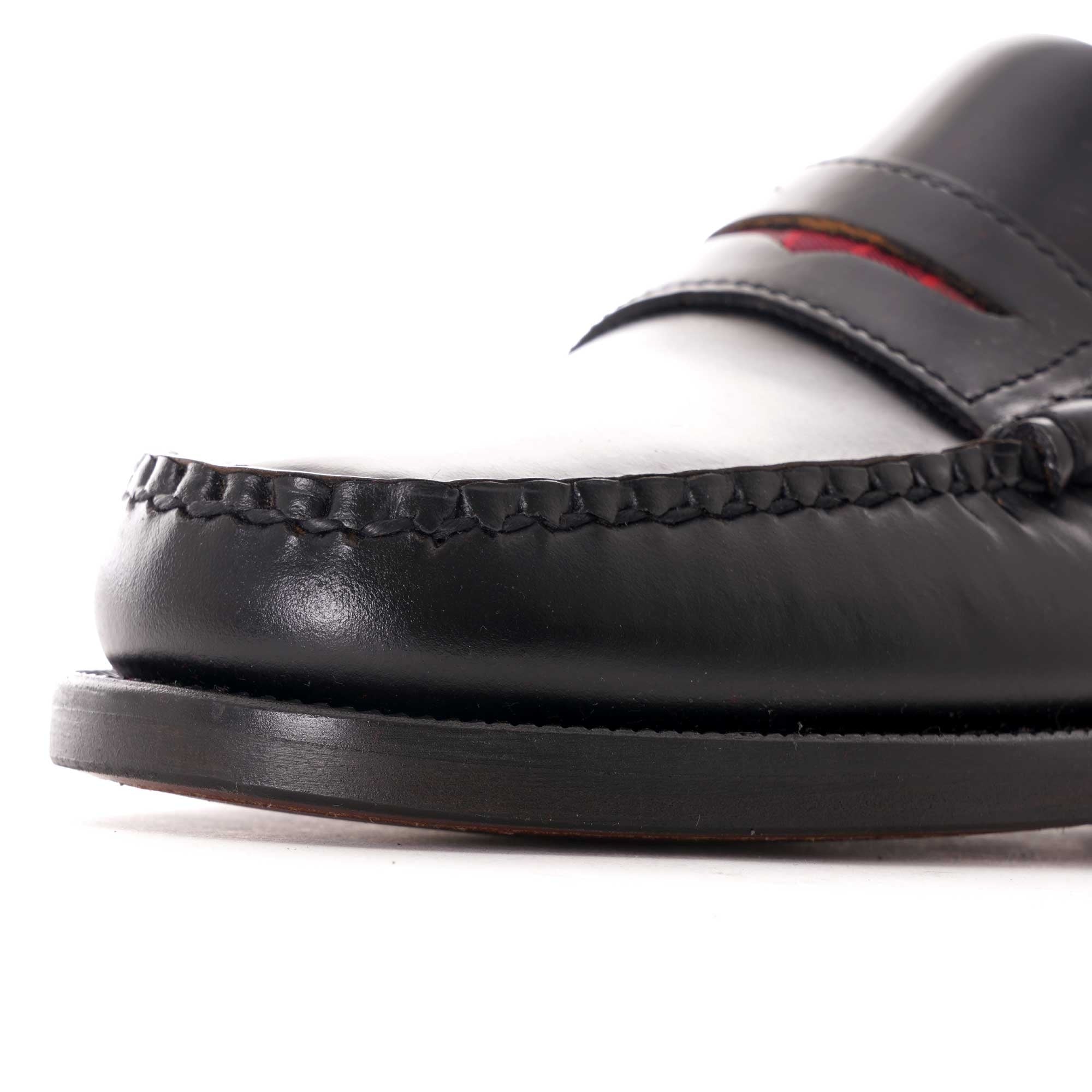 Sebago X Baracuta Dan Penny Loafer - Black/Red Tartan