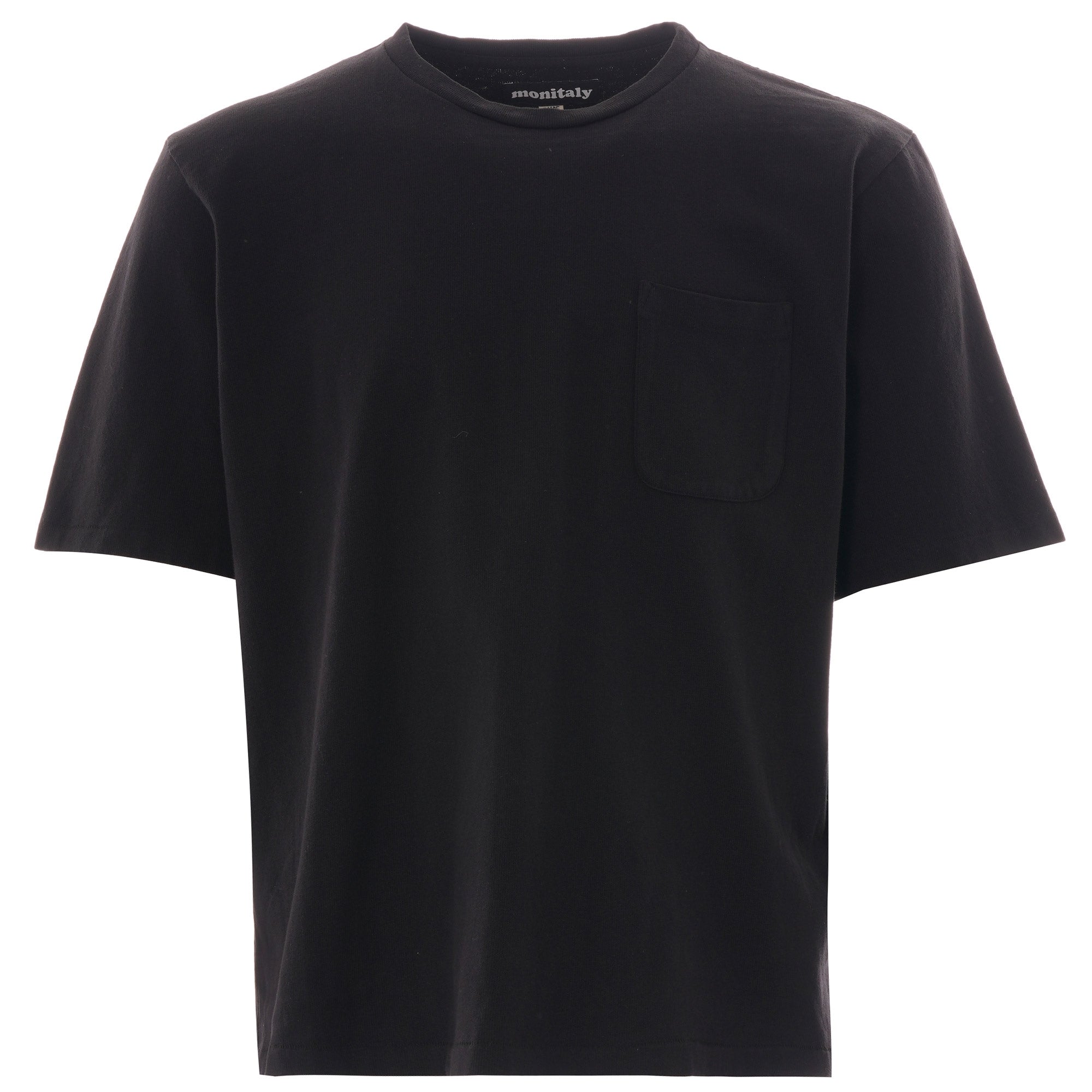 Monitaly Pocket Tee 8/1 Jersey - Black