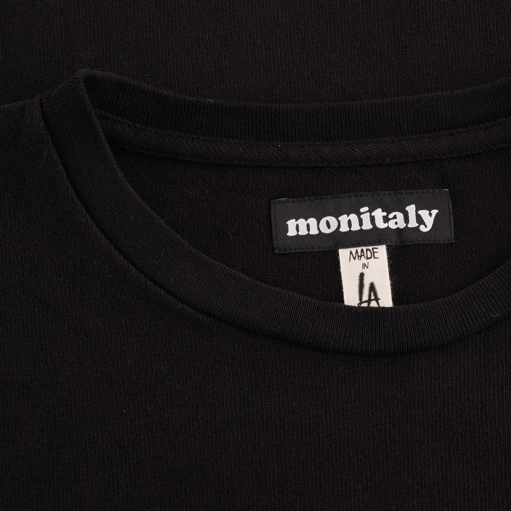 Monitaly Pocket Tee 8/1 Jersey - Black