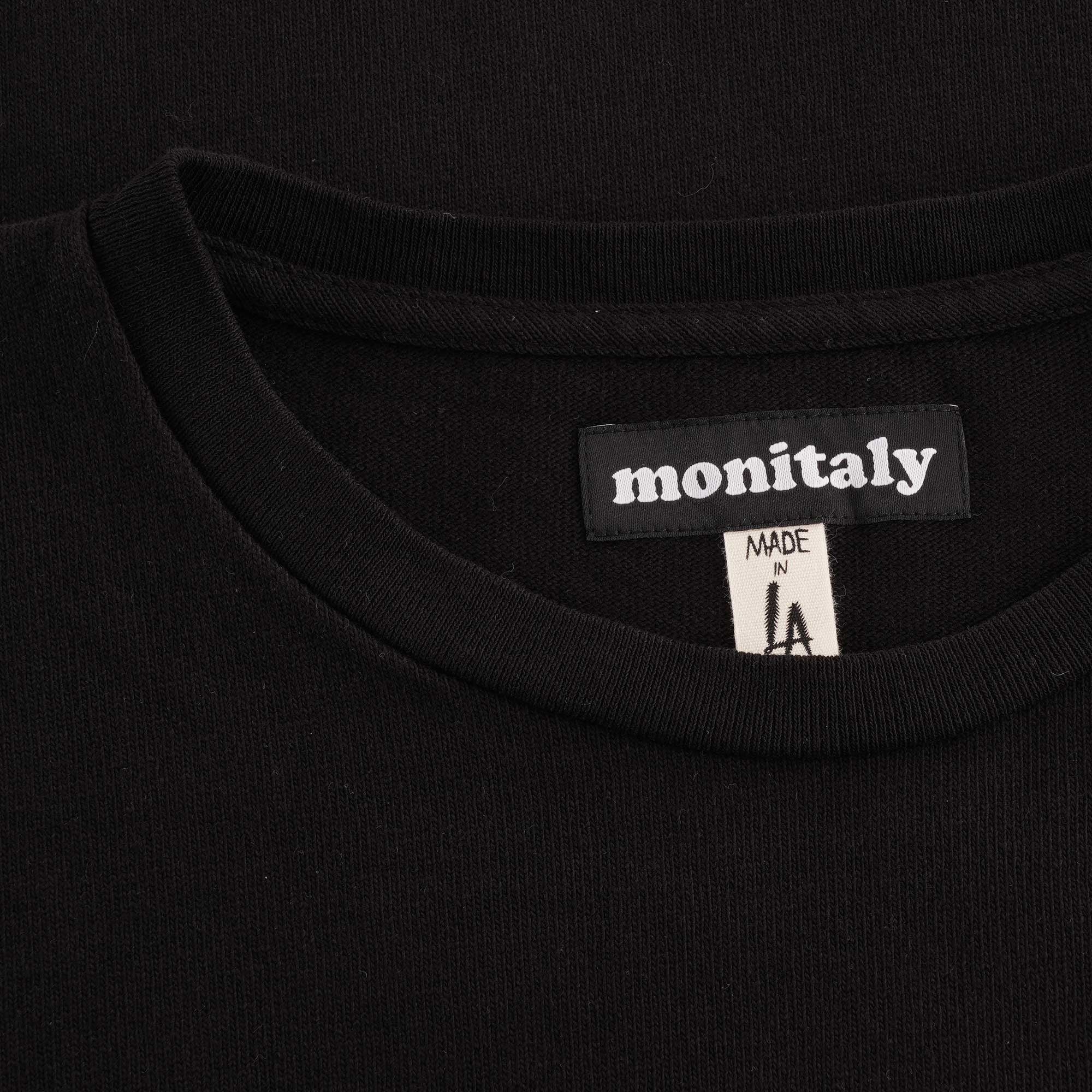 Monitaly Pocket Tee 8/1 Jersey - Black
