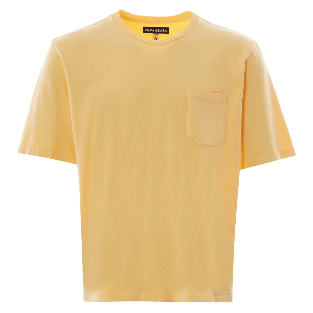 Monitaly Pocket Tee 8/1 Jersey - Lt. Yellow