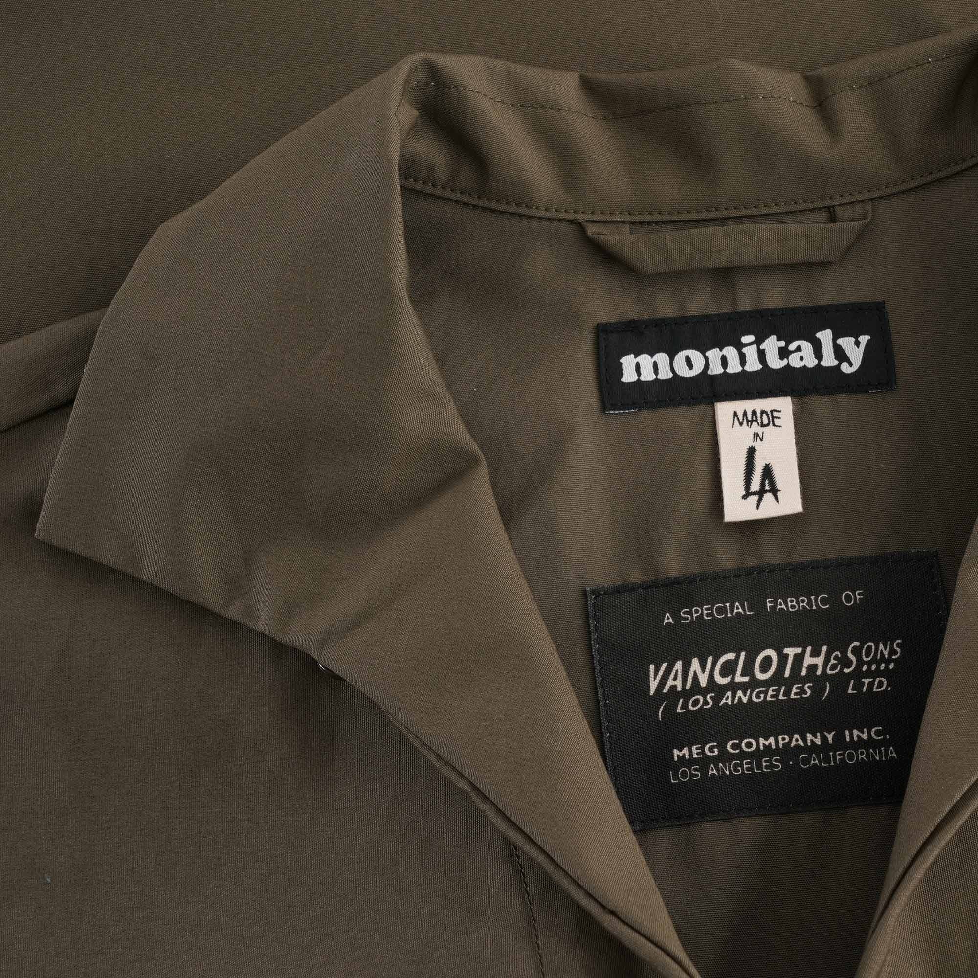 Monitaly Beach Shirt - Olive
