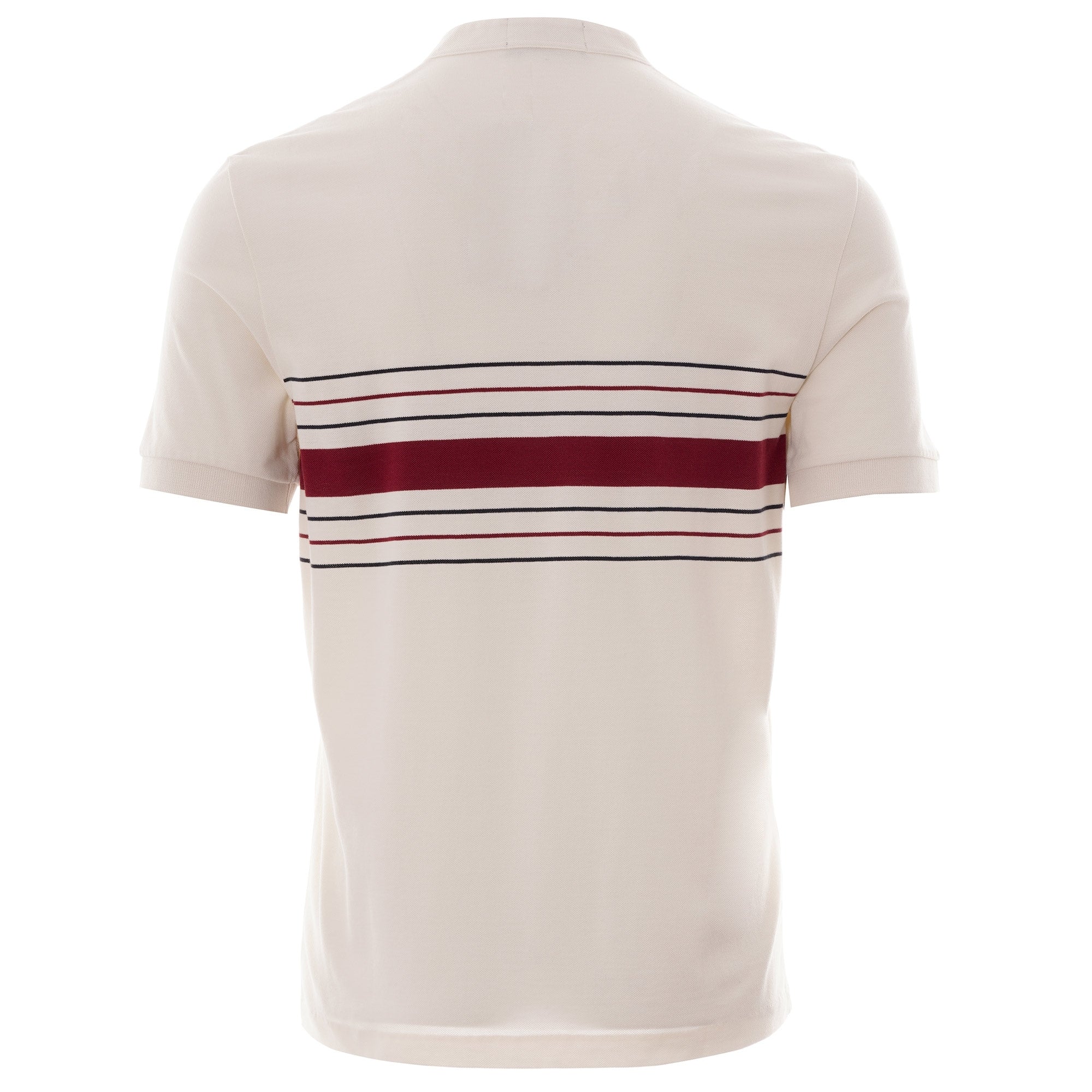 Fred Perry Collarless Striped Polo Shirt