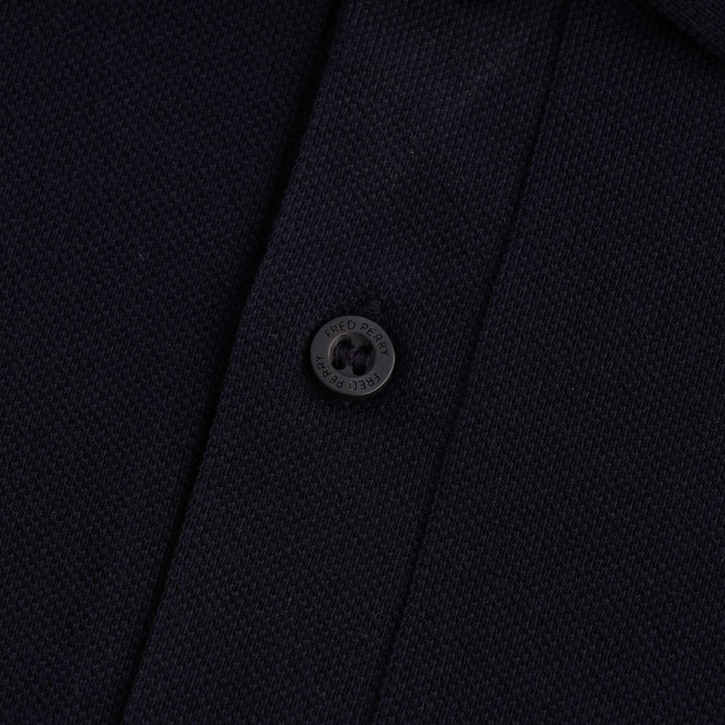 Fred Perry Archive Branding Polo Shirt - Navy