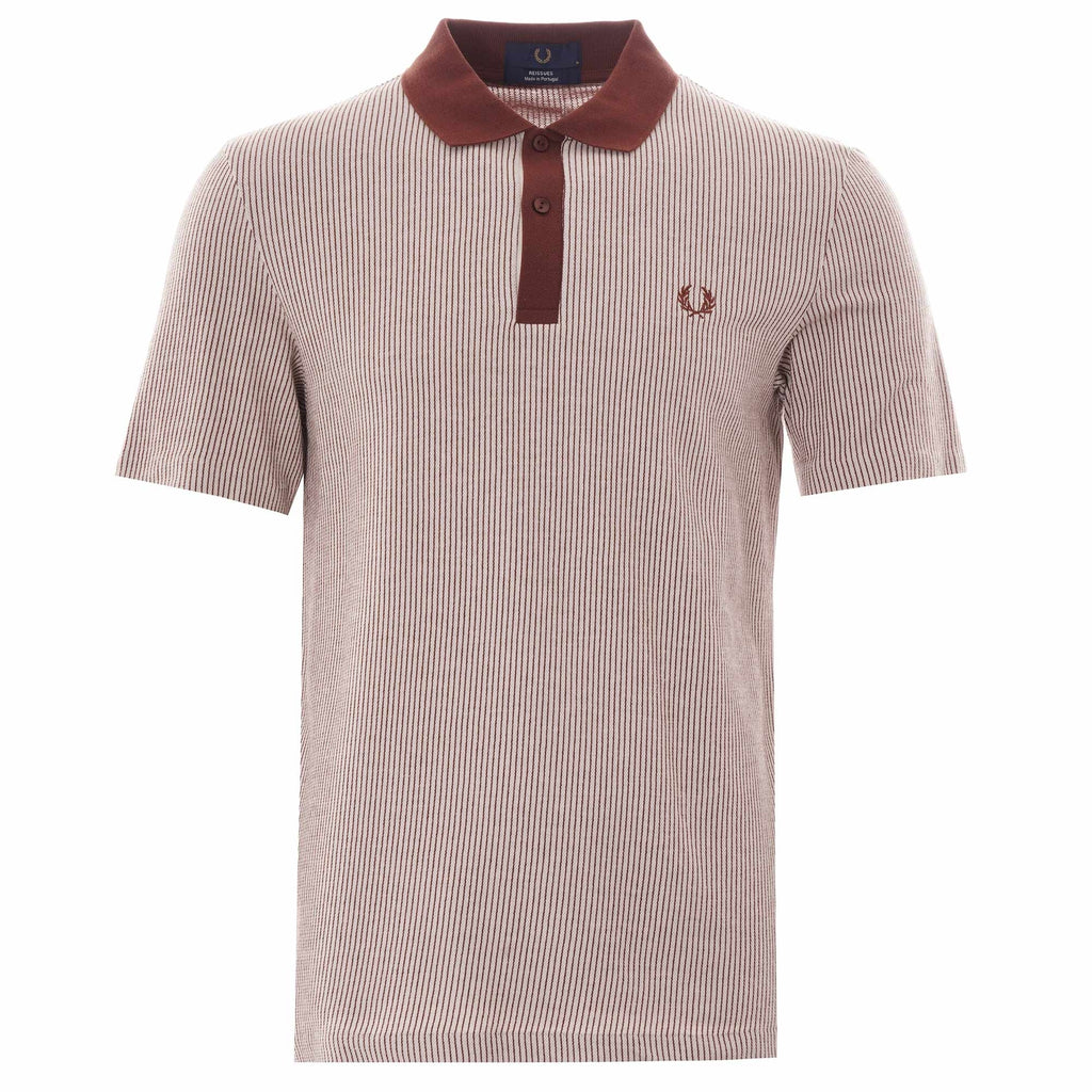Fred Perry Vertical Stripe Polo Shirt