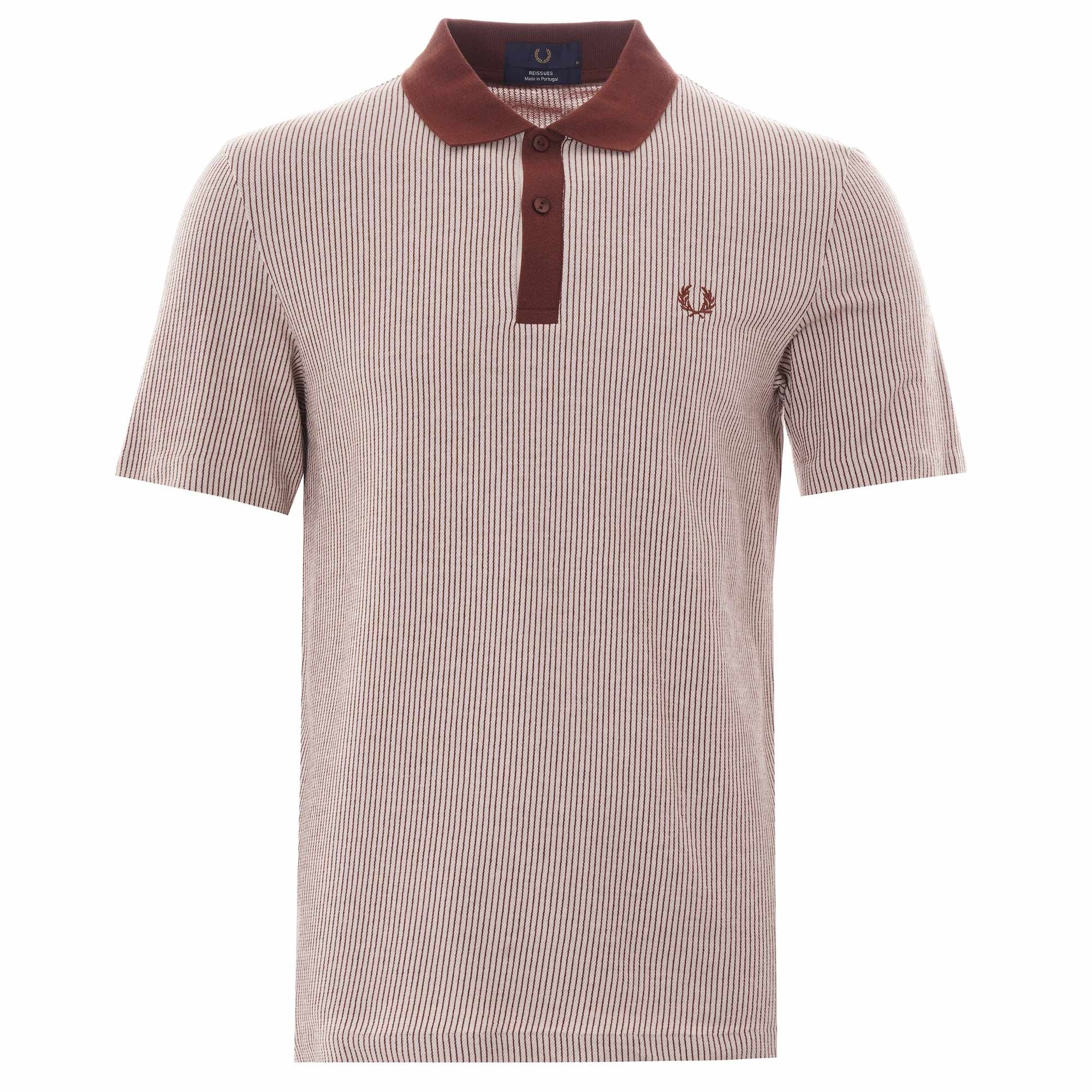 Fred Perry Vertical Stripe Polo Shirt