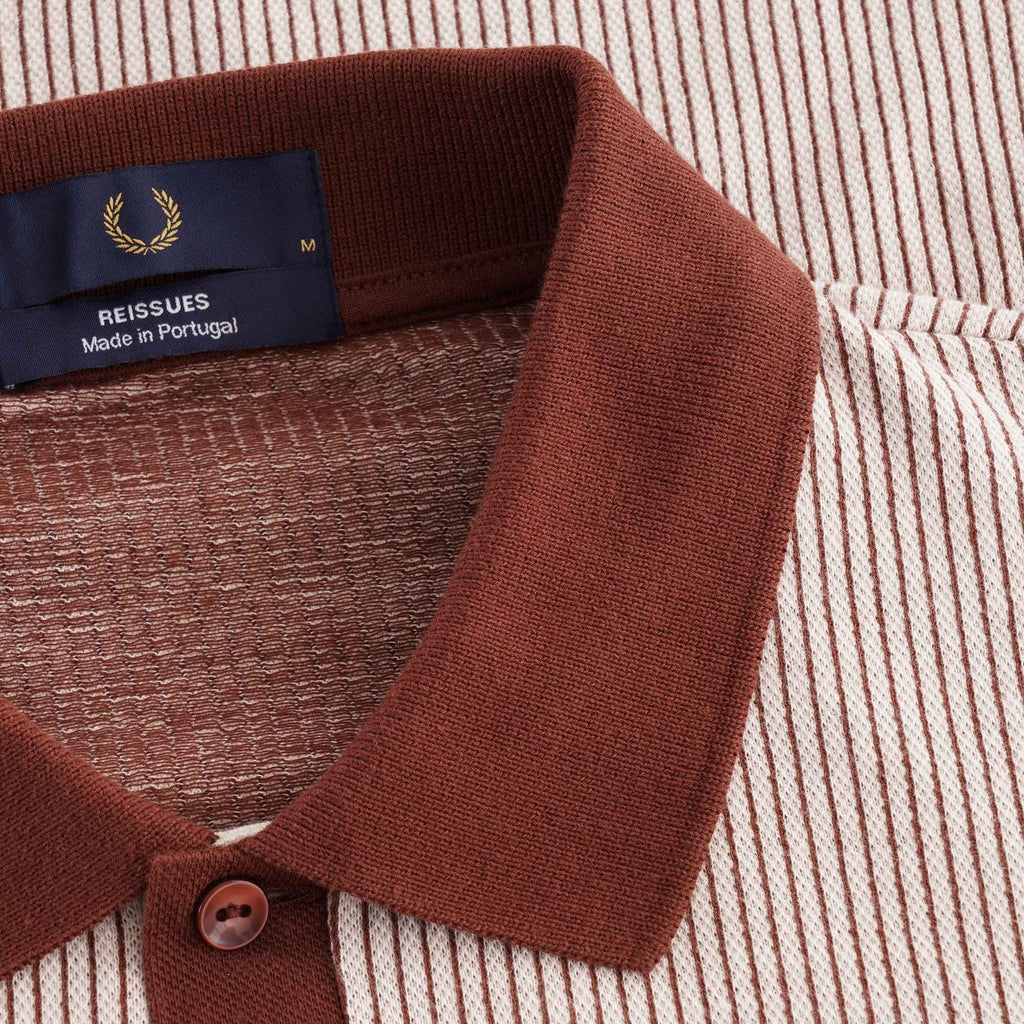 Fred Perry Vertical Stripe Polo Shirt