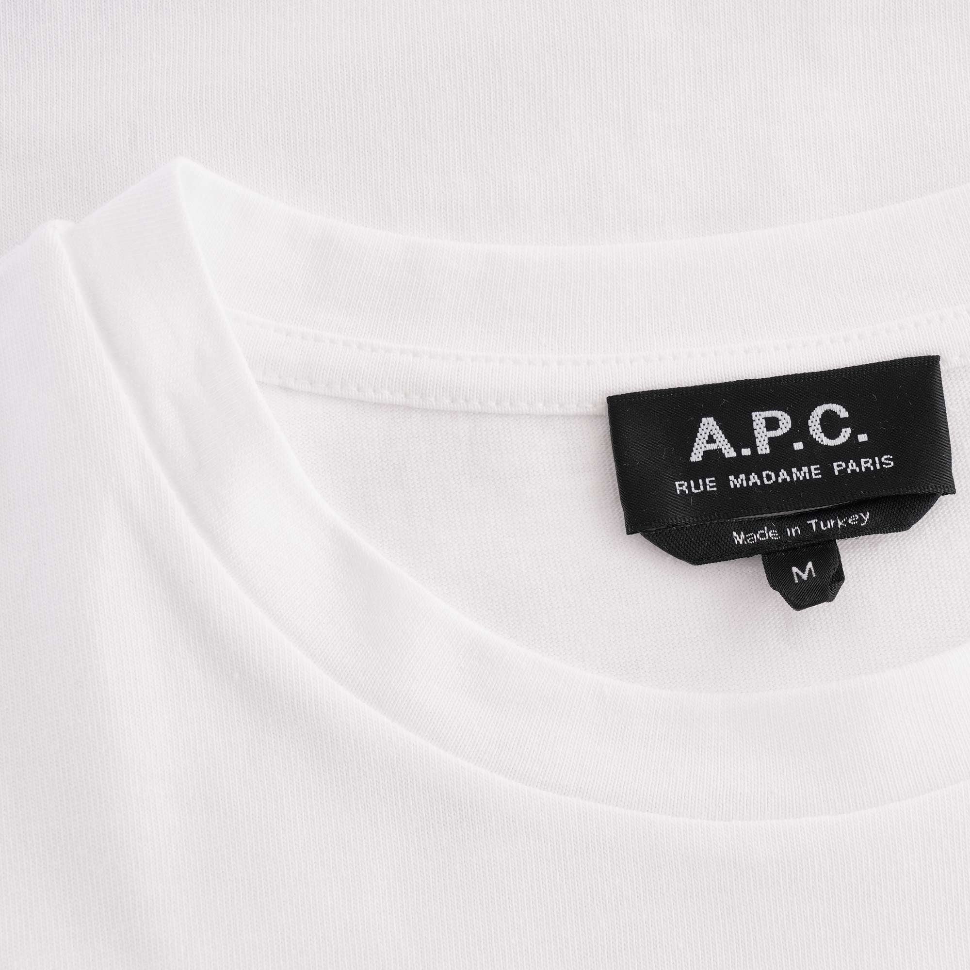 A.P.C. Stamp Logo Tee - White