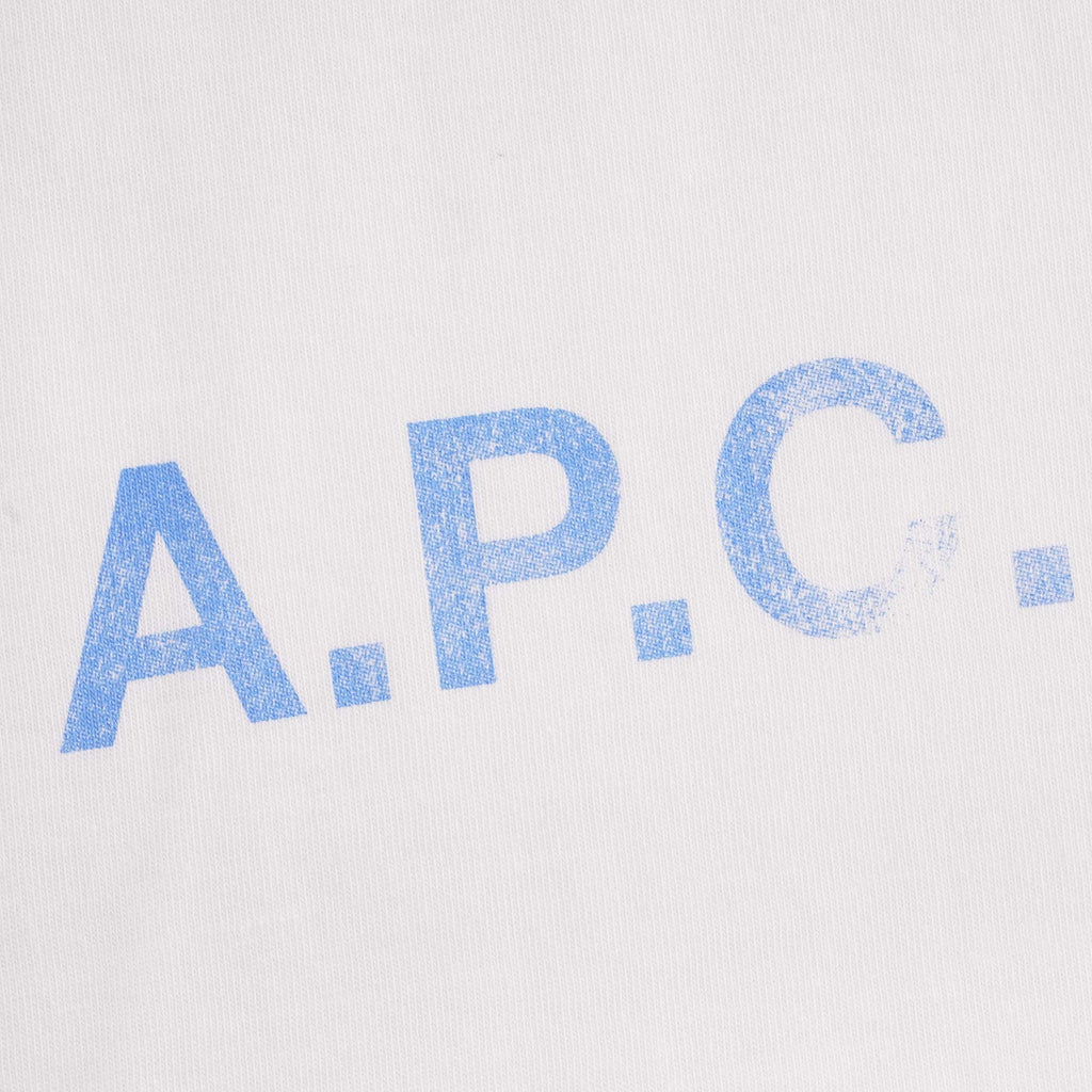 A.P.C. Stamp Logo Tee - White