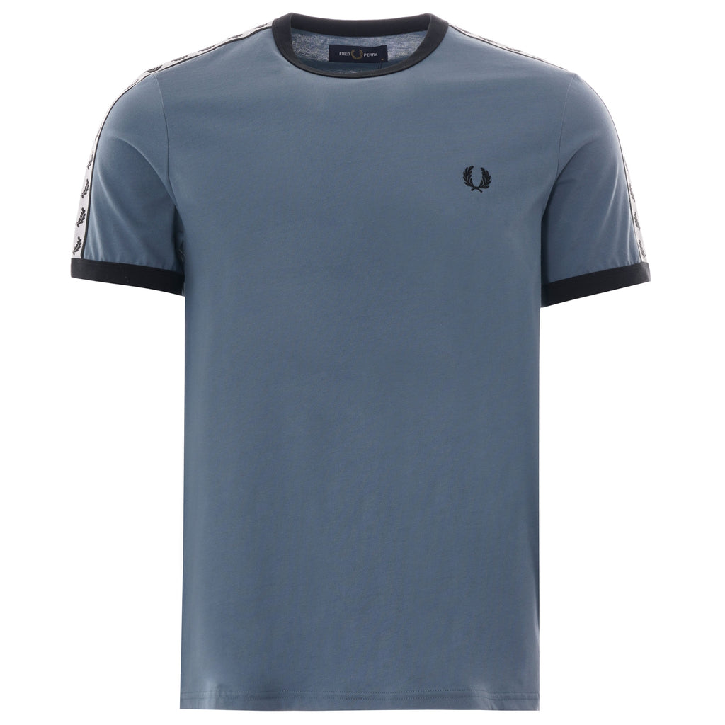 Fred Perry Ringer Tee - Blue Slate