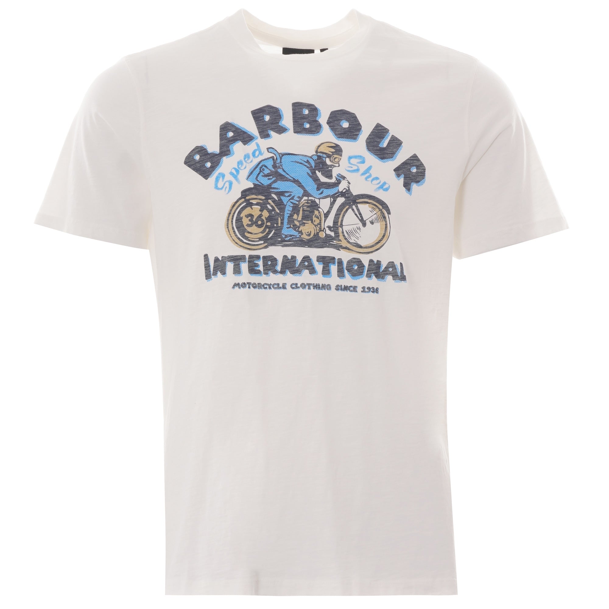 Barbour International Device T-Shirt - Whisper White