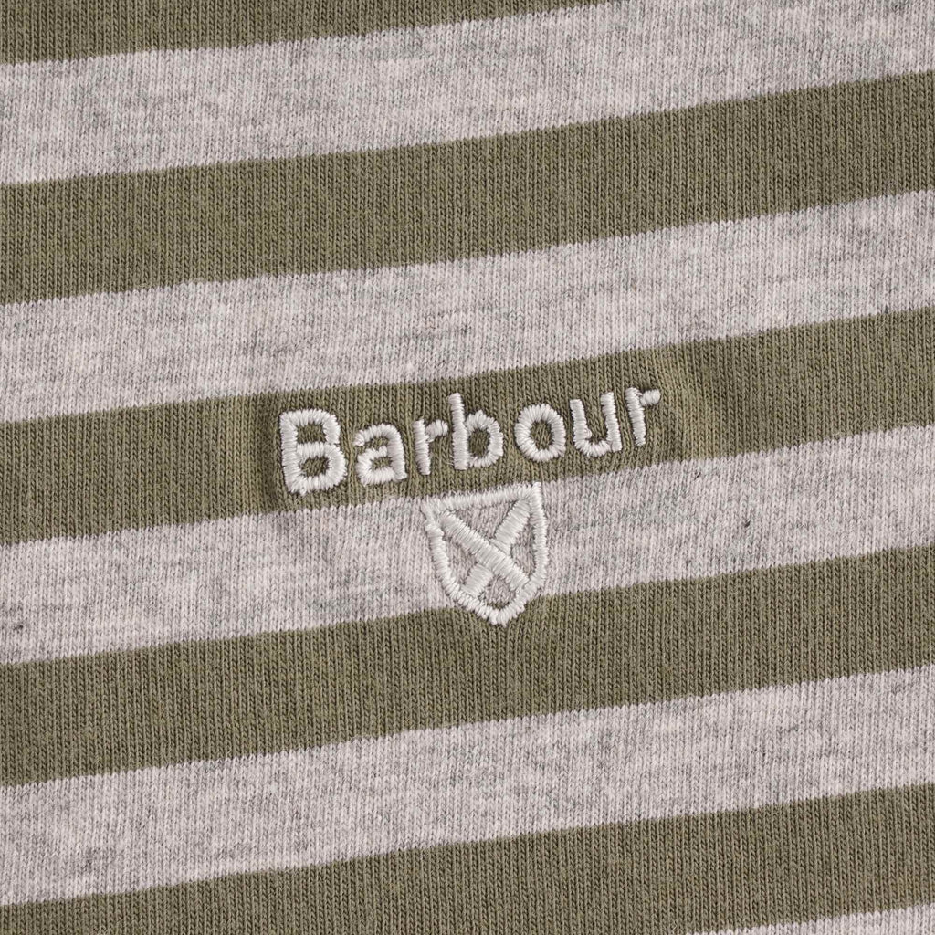 Barbour Delamere Striped T-Shirt - Olive