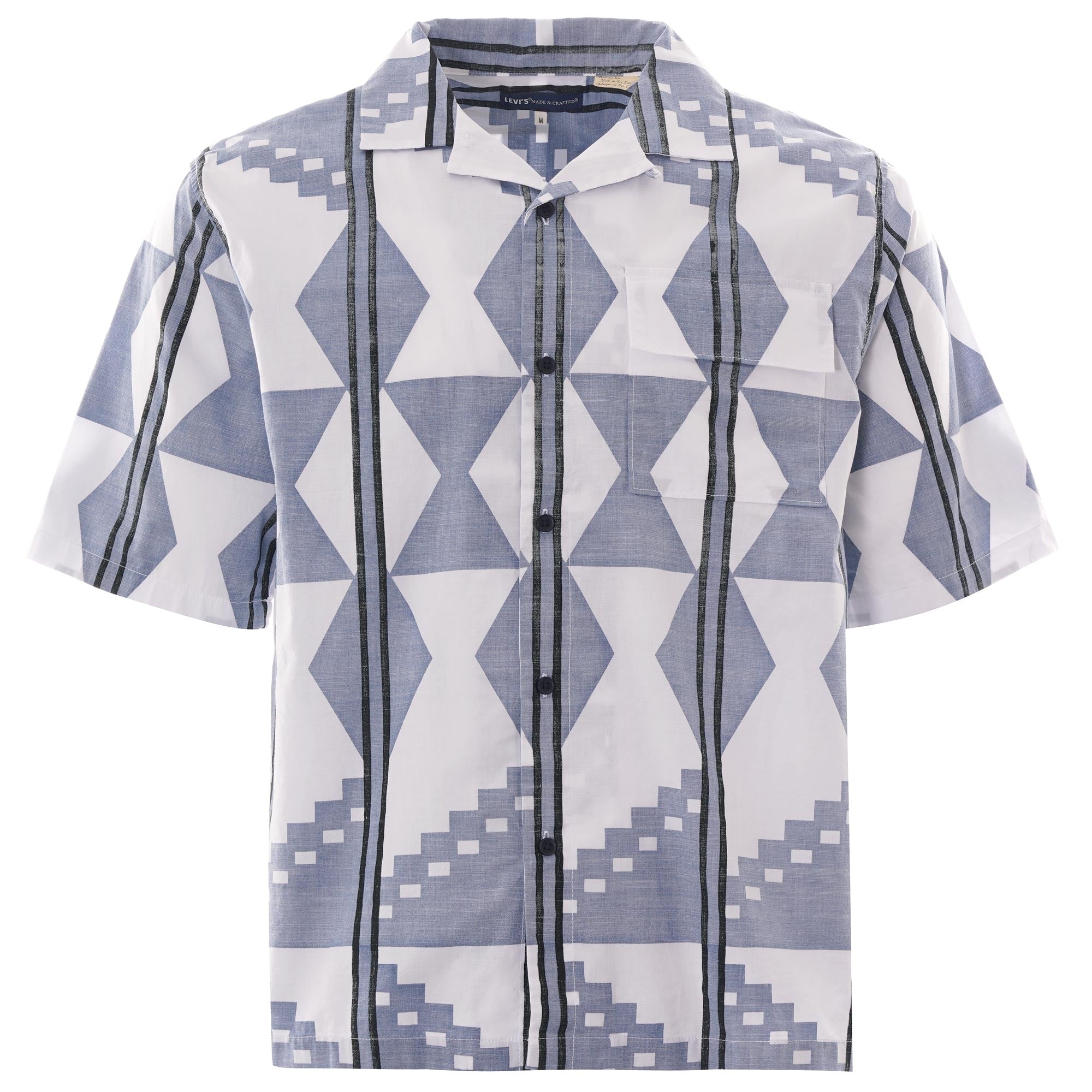 Levis® Made and Crafted® Camp Collar Shirt -Abram White