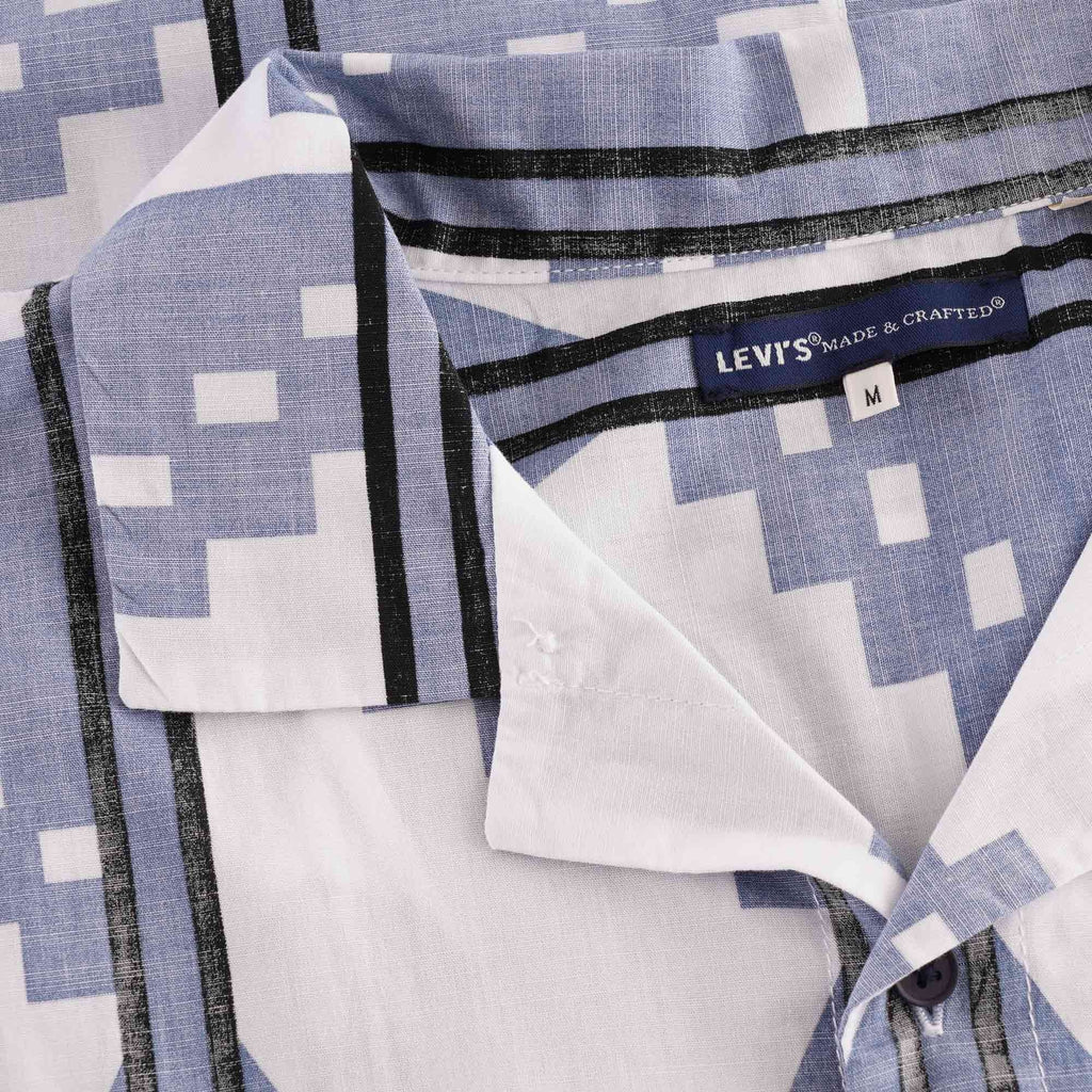 Levis® Made and Crafted® Camp Collar Shirt -Abram White