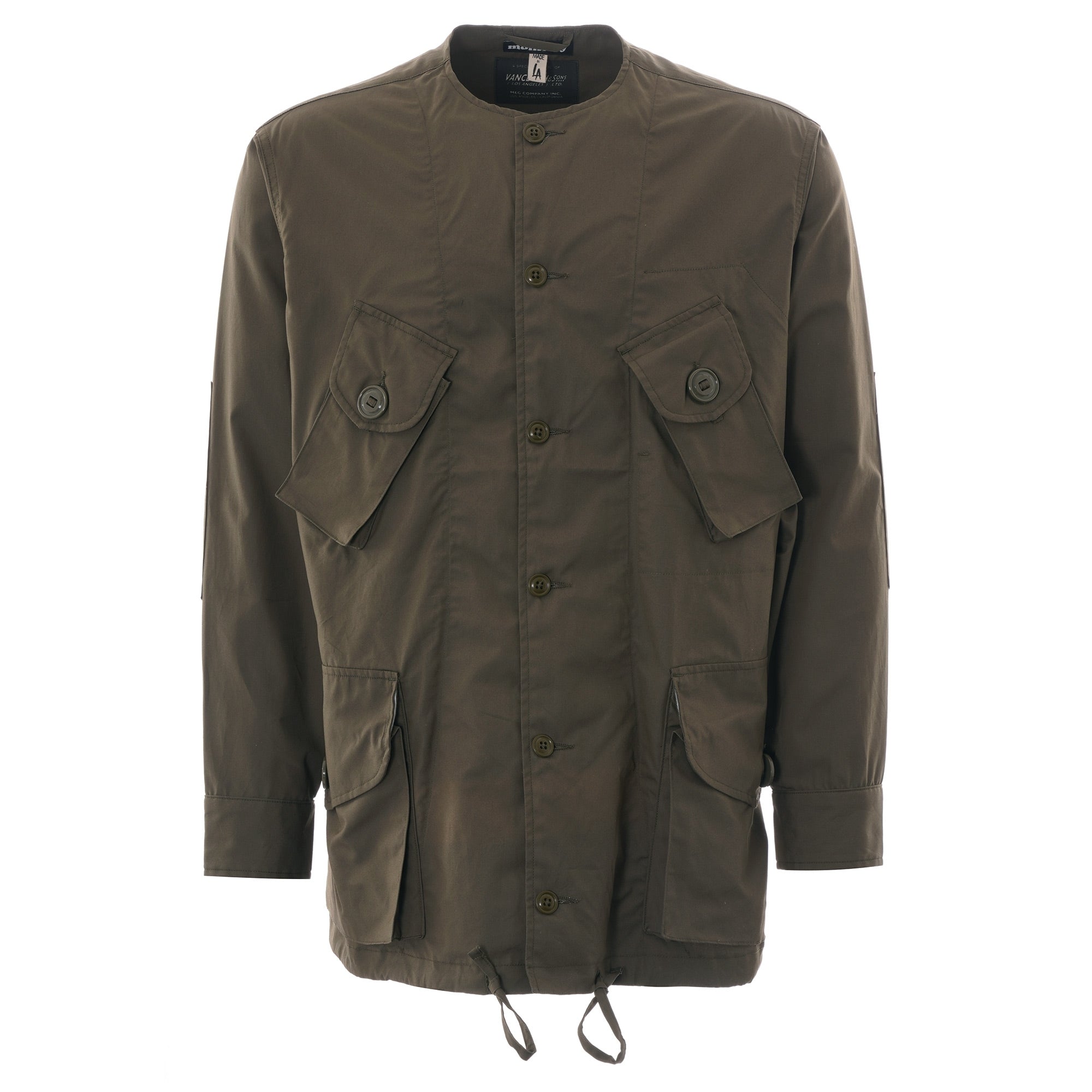 Monitaly Crewneck Military Type B Jacket  - Olive