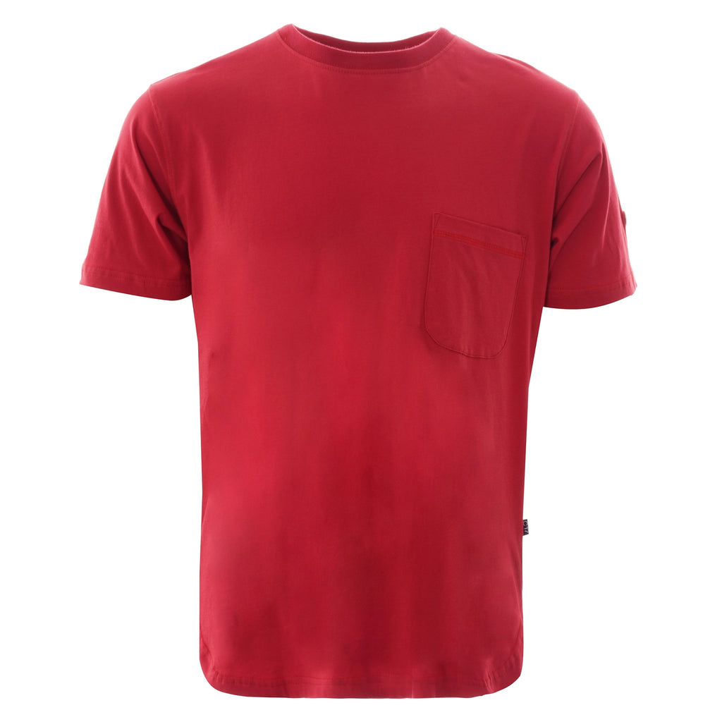 C17 Jeans Patch Pocket Organic Cotton T-Shirt - Red