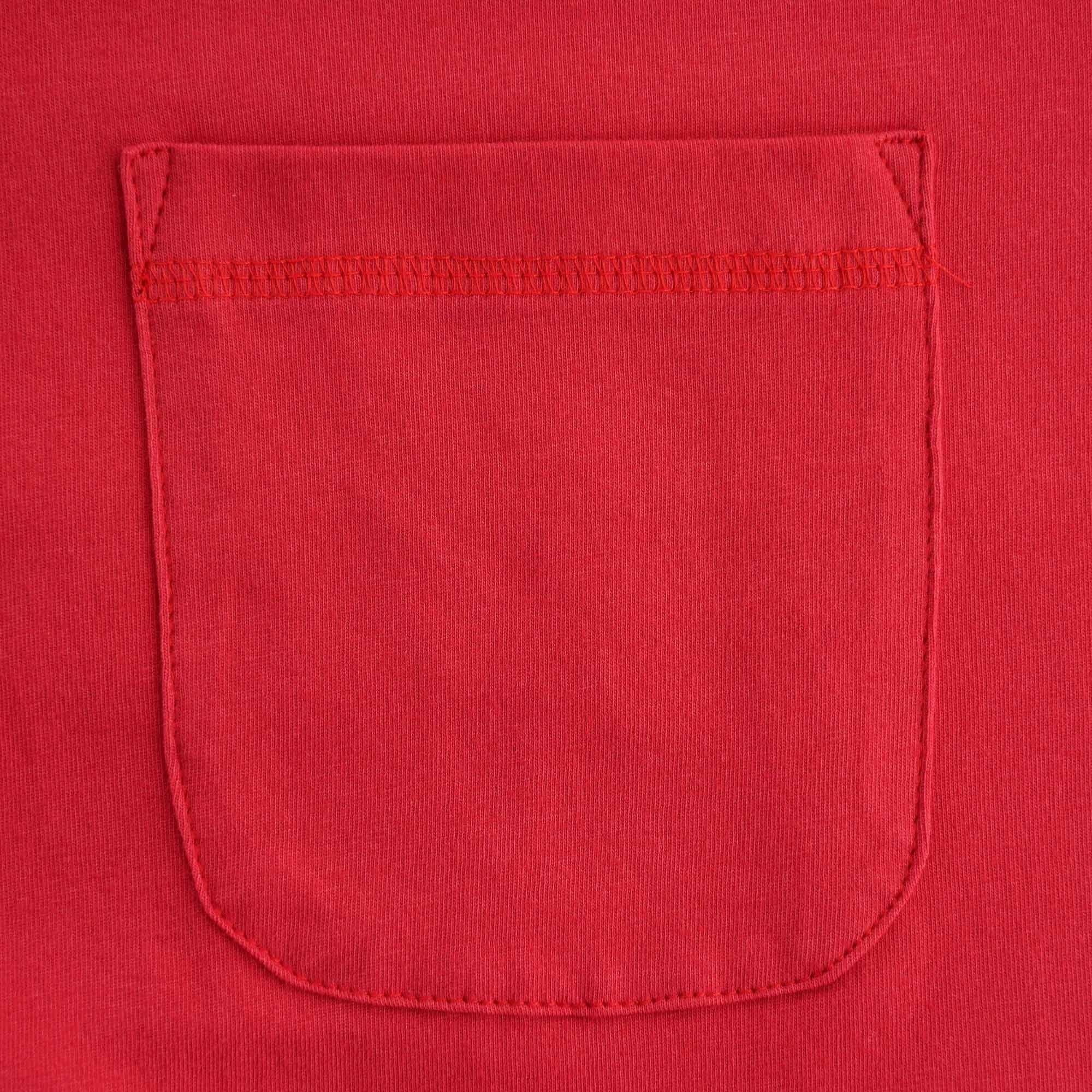 C17 Jeans Patch Pocket Organic Cotton T-Shirt - Red