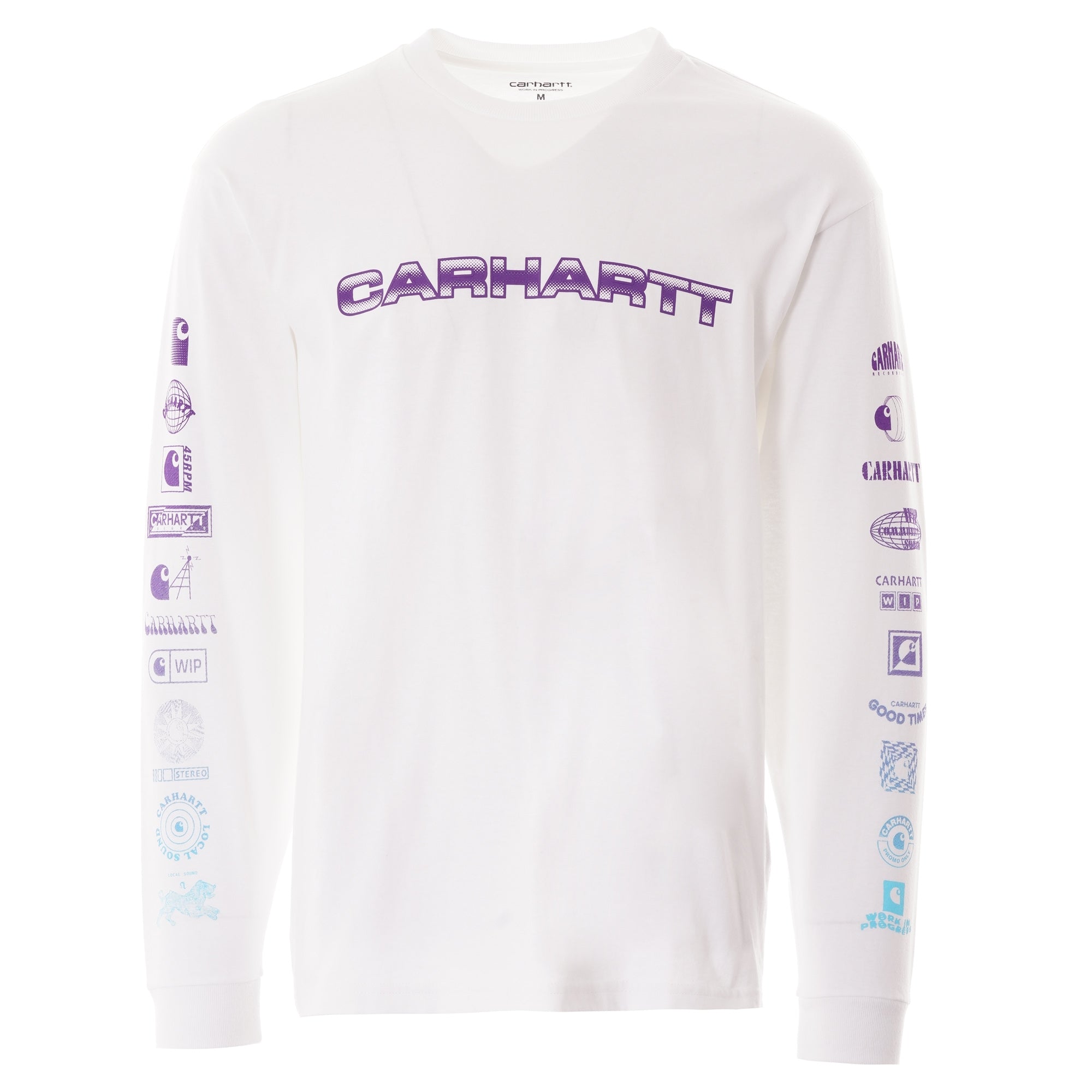 Carhartt WIP Local Sound Long Sleeve Top - White