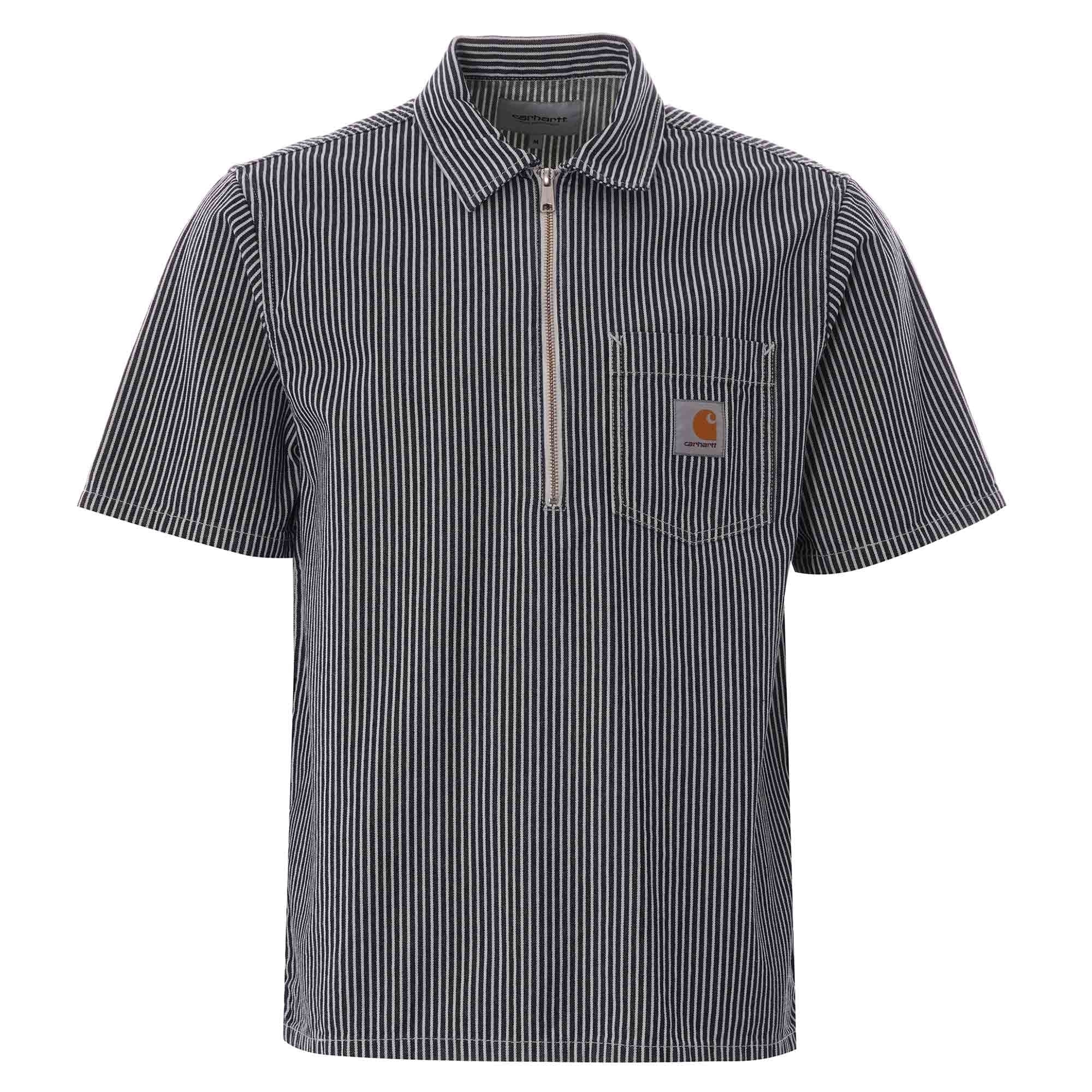 Carhartt WIP S/S Dash Shirt - Blue Stripe