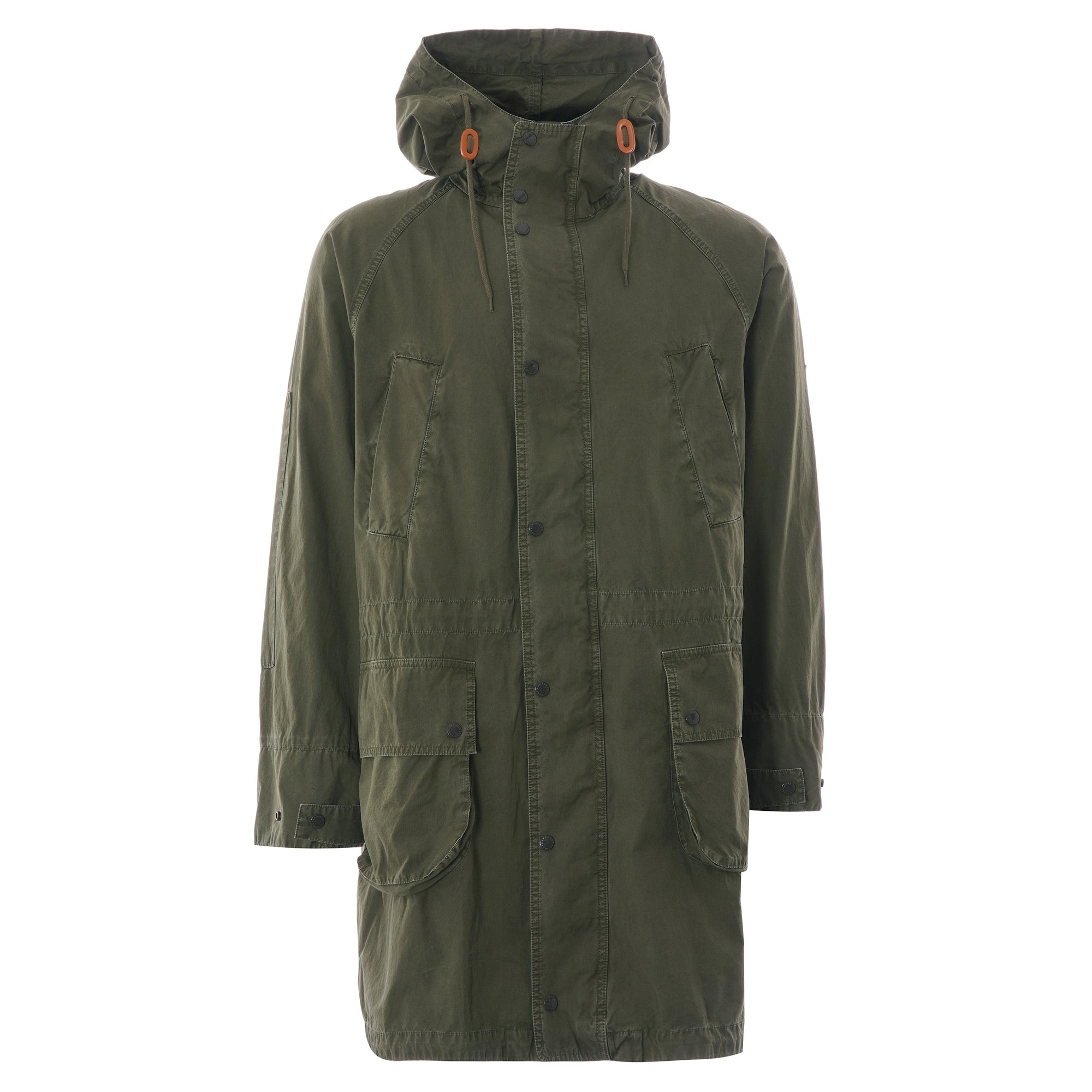 Barbour x Engineered Garments Washed Highland Parka - Olive