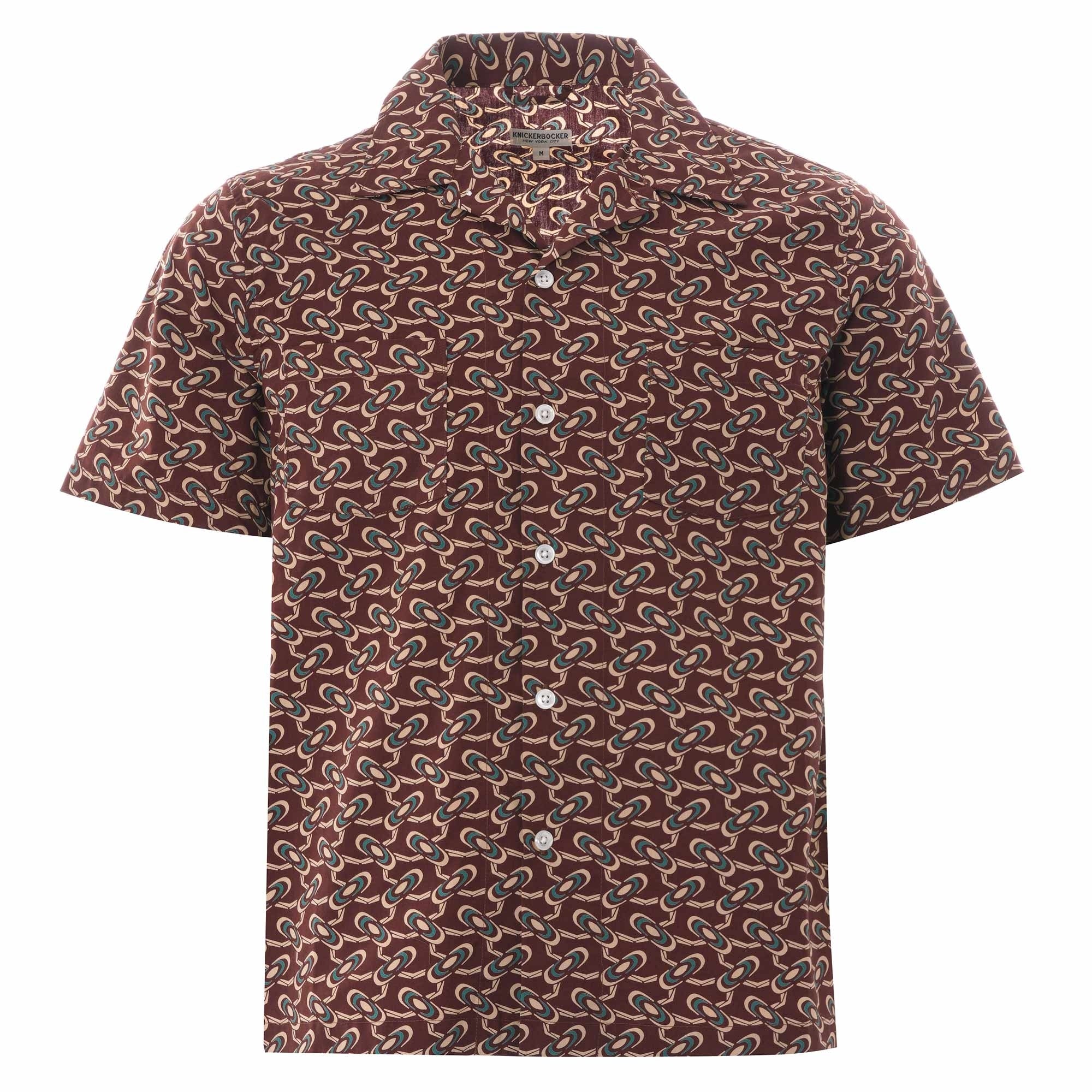 Knickerbocker Comma Camp Shirt - Rust
