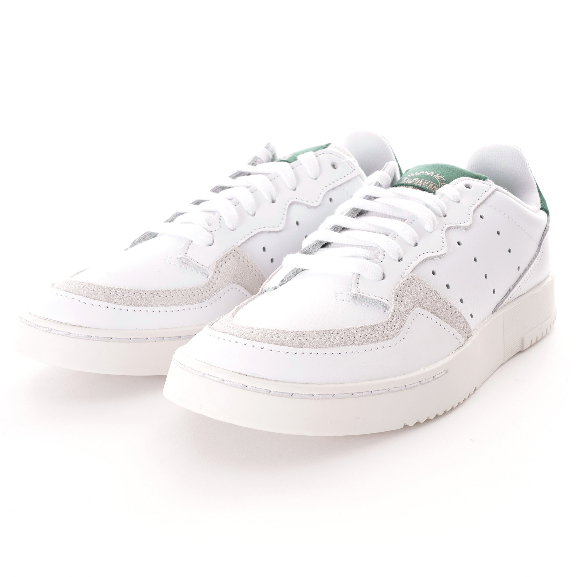Adidas Originals Supercourt - Cloud White/Cloud White/Collegiate Green